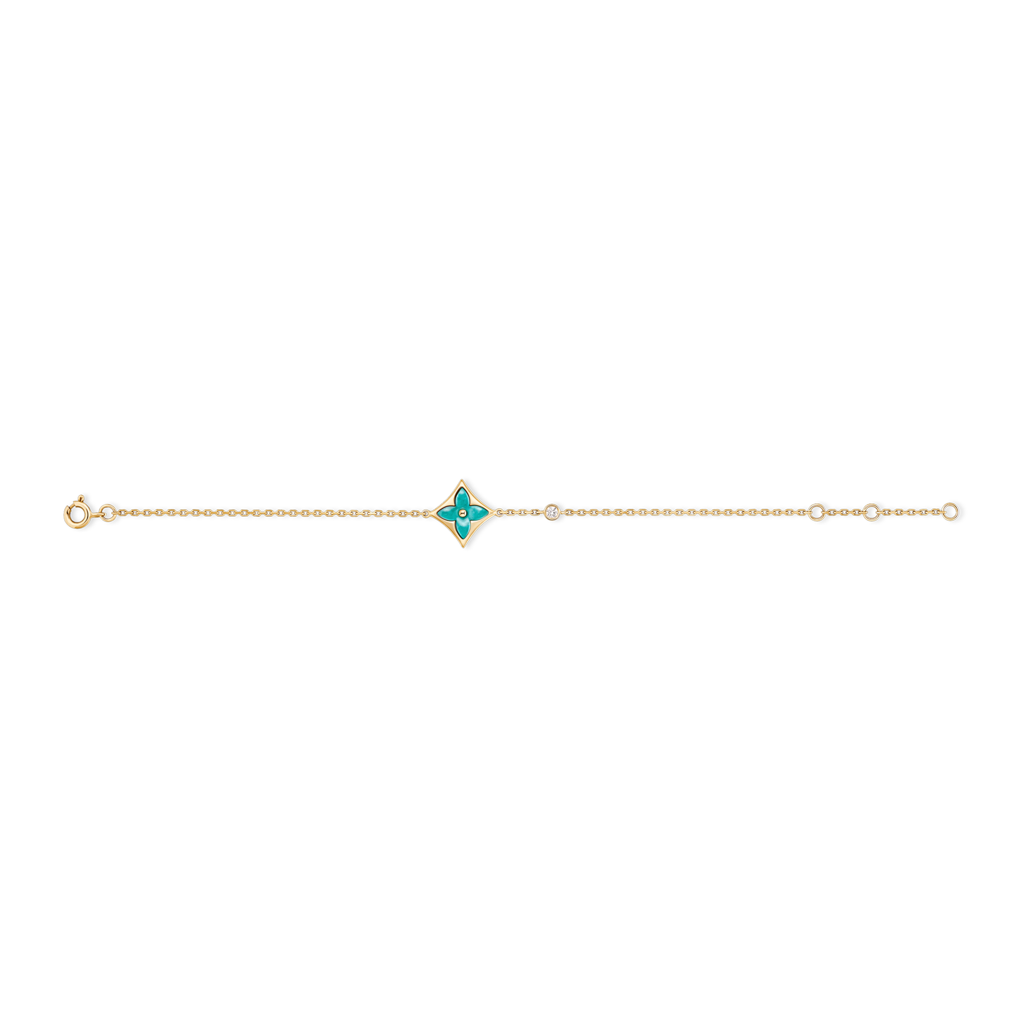 Color Blossom BB Star Armband, Gelbgold, Amazonit und Diamant  Schmuck Kategorien Armbänder | LOUIS VUITTON (Zoom)