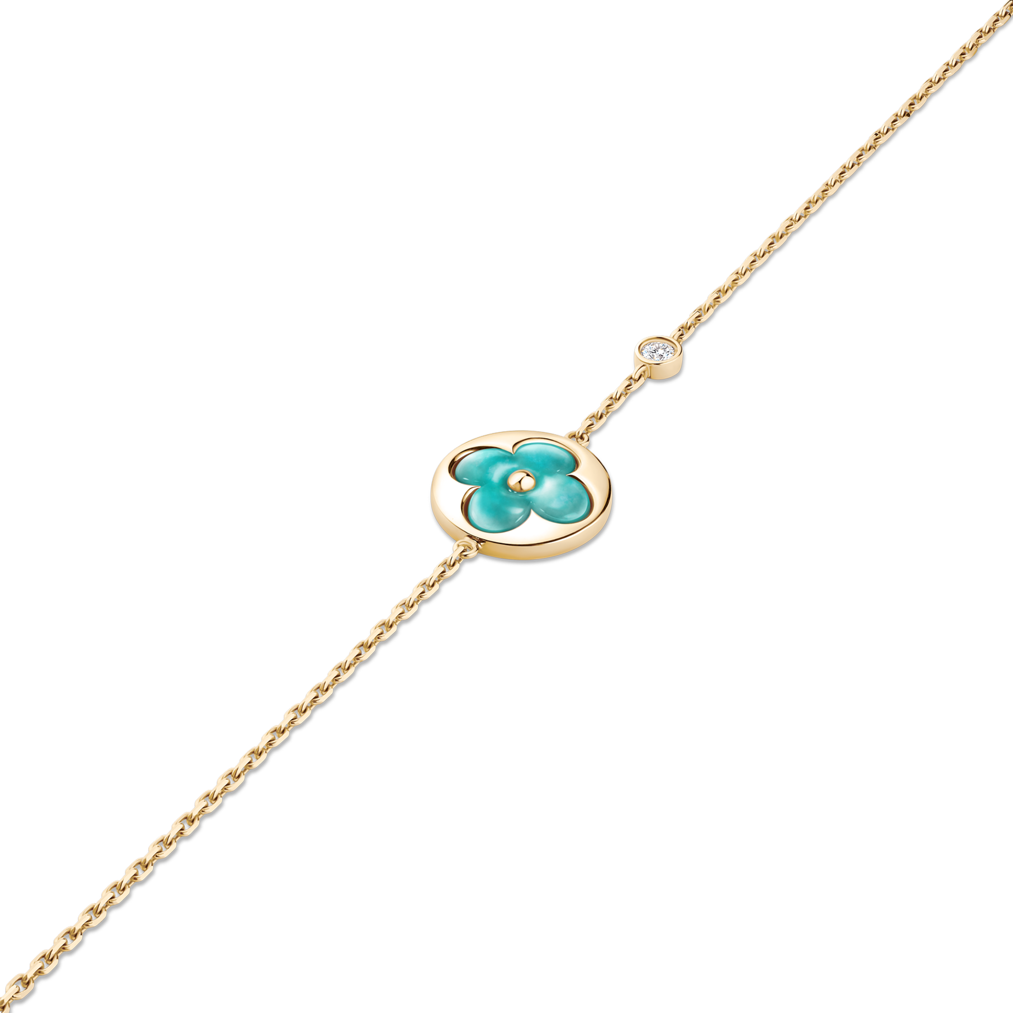Color Blossom BB Sun Armband, Gelbgold, Amazonit und Diamant  Schmuck Kategorien Armbänder | LOUIS VUITTON (Zoom)