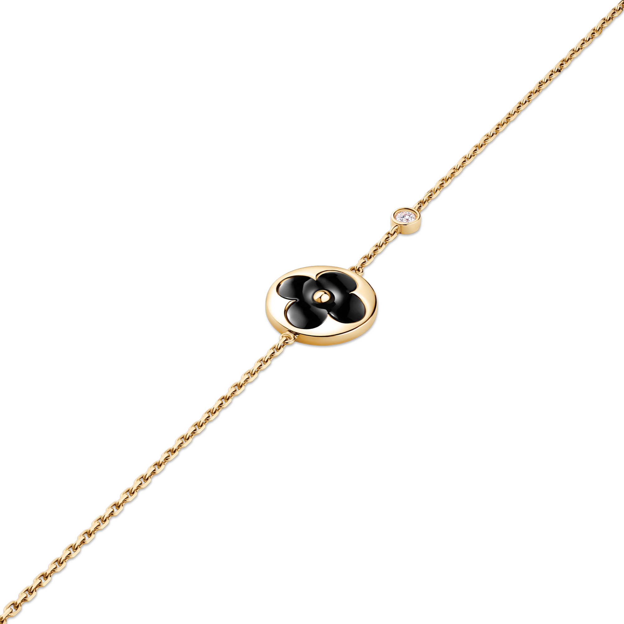 Color Blossom BB Sun Armband, Gelbgold, Onyx und Diamant  Schmuck Kategorien Armbänder | LOUIS VUITTON (Zoom)