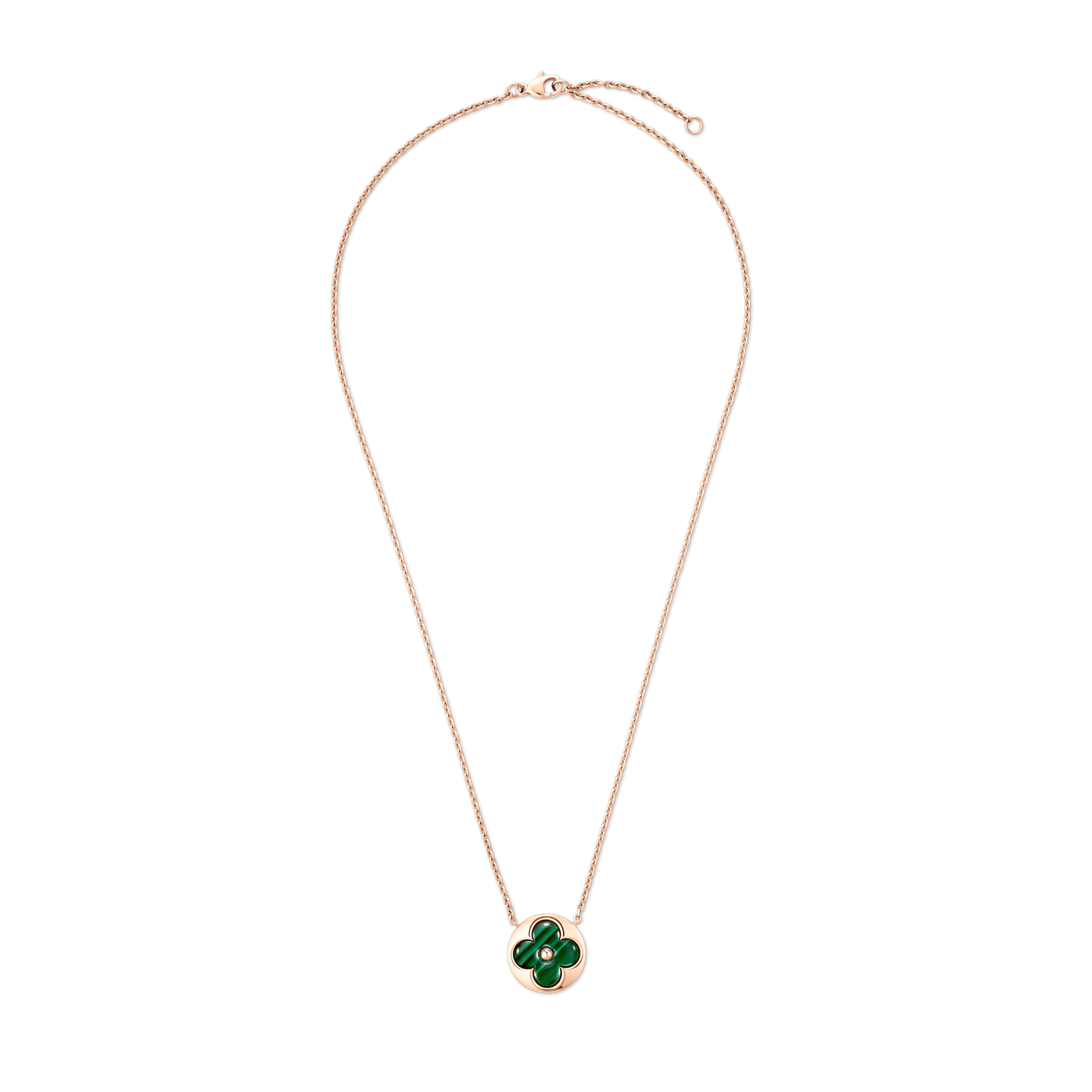 Color Blossom M Sun Anhänger mit Halskette, Roségold und Malachit  Schmuck Kategorien Halsketten und Anhänger | LOUIS VUITTON (Zoom)
