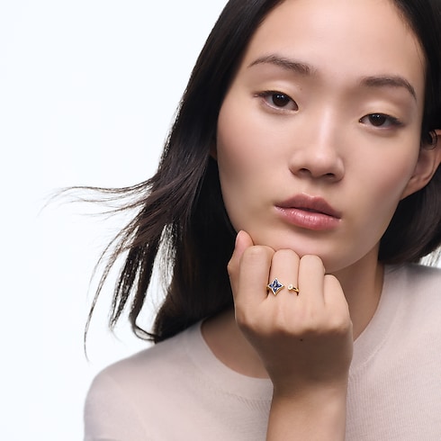 Color Blossom Mini Star Ring, Gelbgold, Sodalith und Diamant Schmuck Kategorien Ringe | LOUIS VUITTON (Zoom)