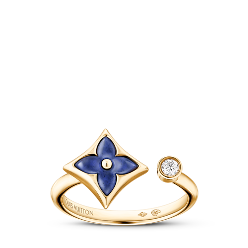 Color Blossom Mini Star Ring, Gelbgold, Sodalith und Diamant Schmuck Kategorien Ringe | LOUIS VUITTON (Zoom)