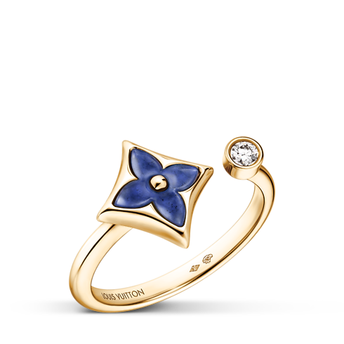 Color Blossom Mini Star Ring, Gelbgold, Sodalith und Diamant Schmuck Kategorien Ringe | LOUIS VUITTON (Zoom)