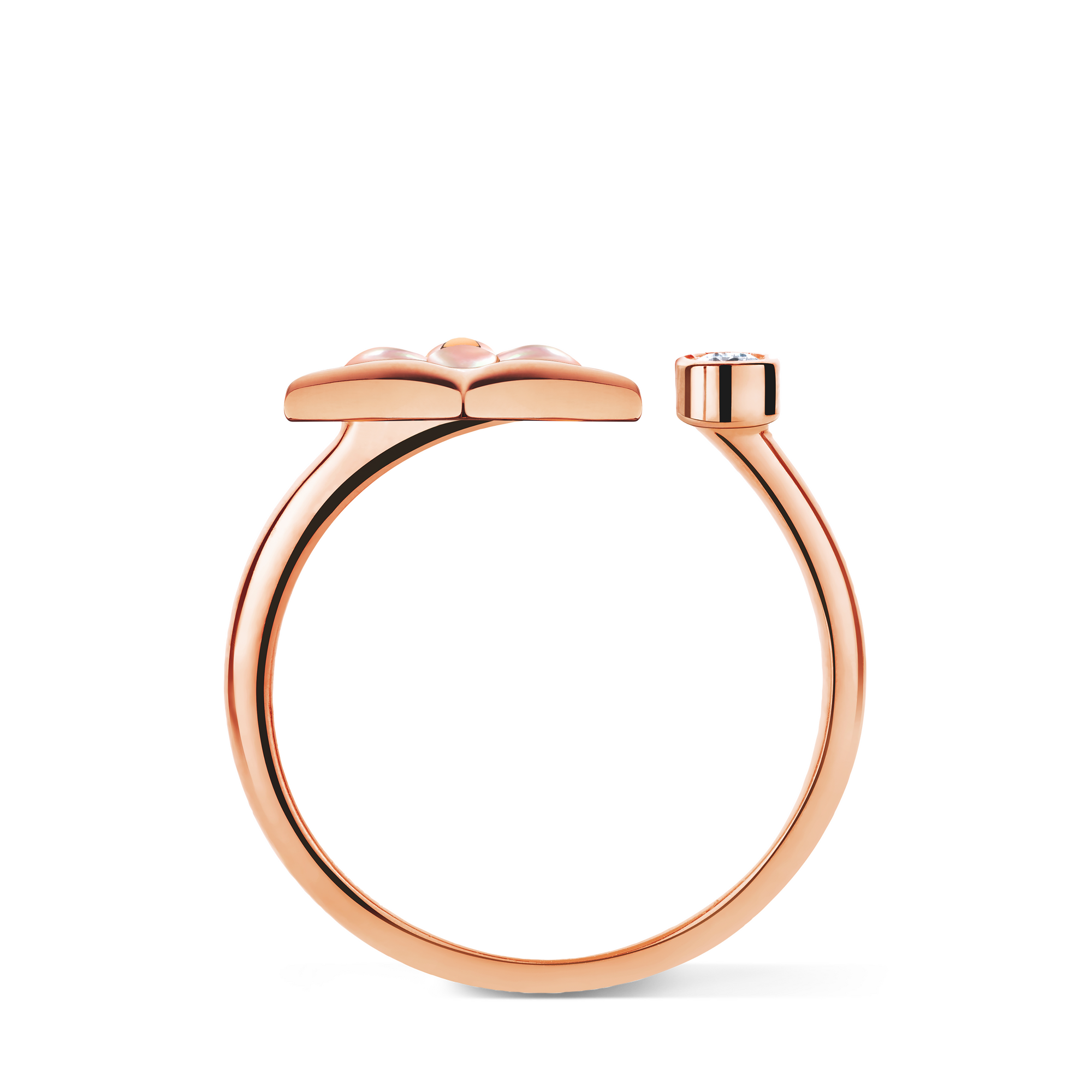 Color Blossom Mini Star Ring, Roségold, rosafarbenes Perlmutt und Diamant  Schmuck Kategorien Alle Schmuckstücke | LOUIS VUITTON (Zoom)