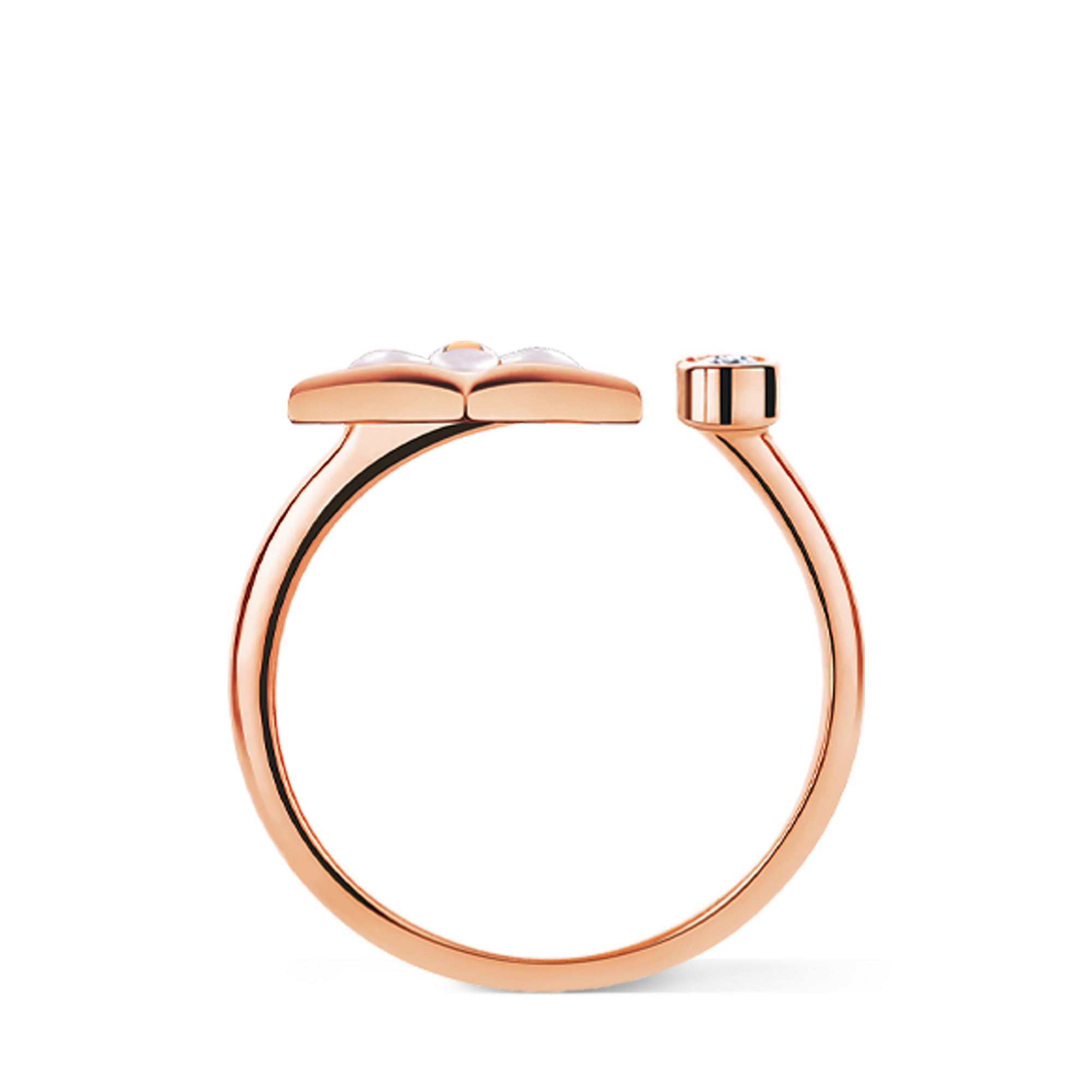 Color Blossom Mini Star Ring, Roségold, weißes Perlmutt und Diamant  Schmuck Kategorien Alle Schmuckstücke | LOUIS VUITTON (Zoom)