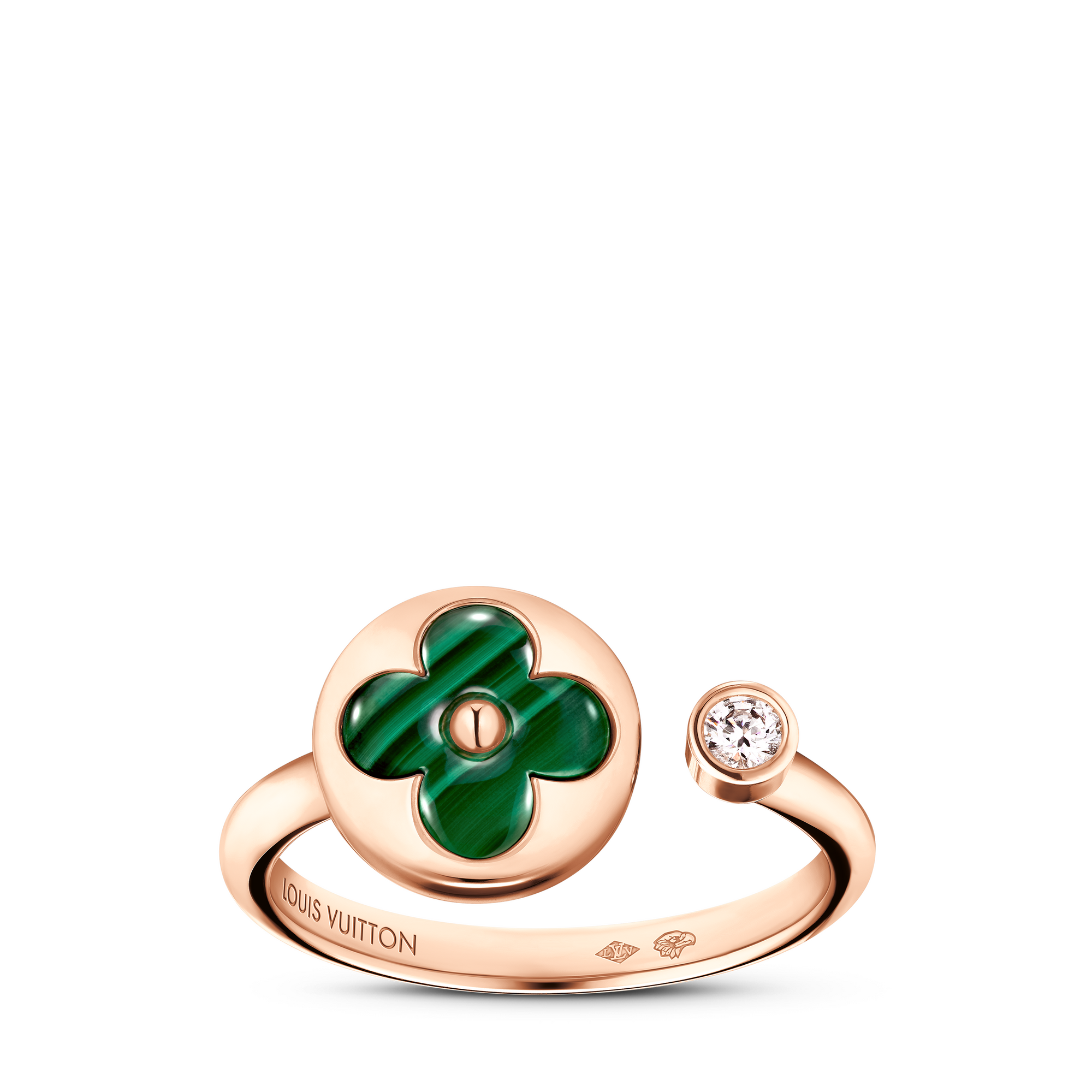 Color Blossom Mini Sun Ring, Roségold, Malachit und Diamant  Schmuck Kategorien Alle Schmuckstücke | LOUIS VUITTON (Zoom)
