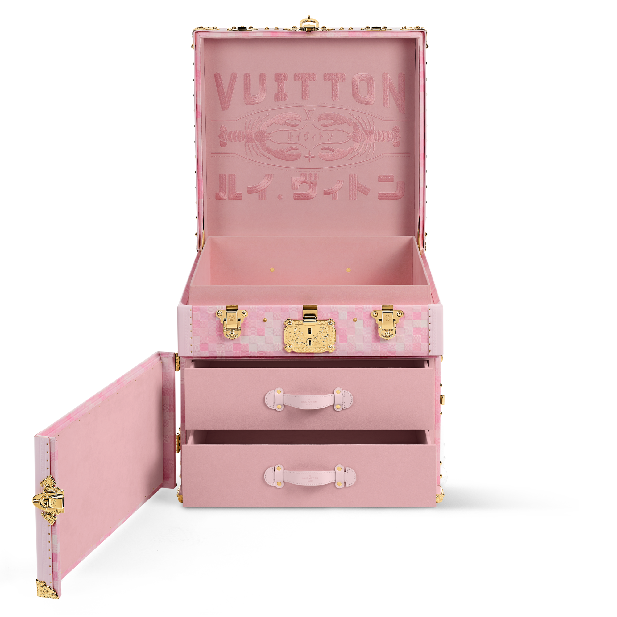 Courrier Lozine Carré Damoflage Pink Sakura D16 Trunks, Reisen und Wohnen Trunks und Koffer Trunks und Reisegepäck | LOUIS VUITTON (Zoom)