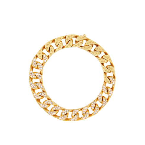 Cuban Chain Halskette, Gelbgold und Diamanten Les Extraordinaires Schmuck Halsketten und Anhänger | LOUIS VUITTON (Zoom)