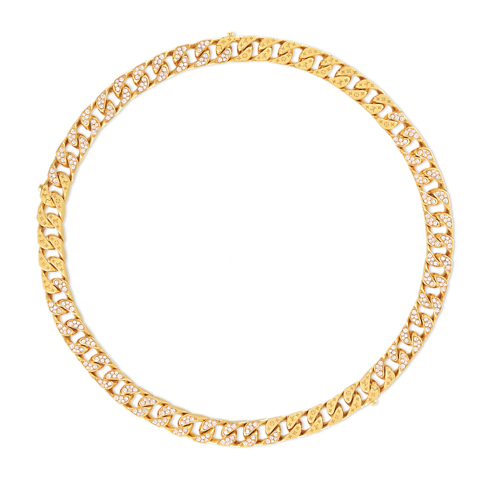 Cuban Chain Halskette, Gelbgold und Diamanten Les Extraordinaires Schmuck Halsketten und Anhänger | LOUIS VUITTON (Zoom)