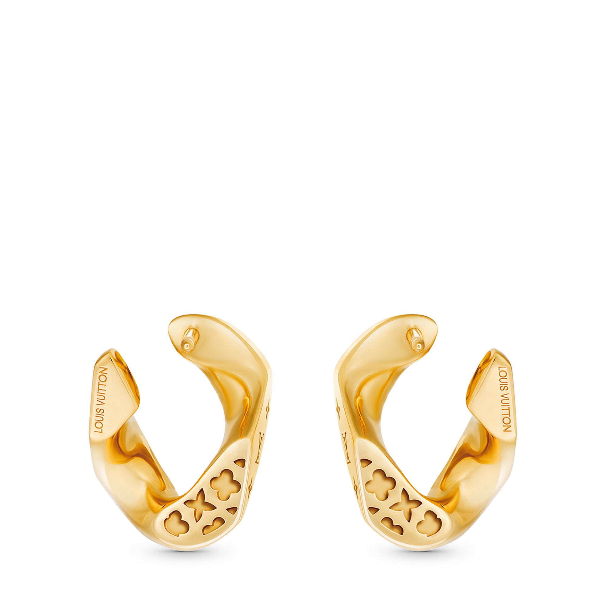 Cuban Chain Ohrringe, Gelbgold und Diamanten  Schmuck Kategorien Ohrringe | LOUIS VUITTON (Zoom)