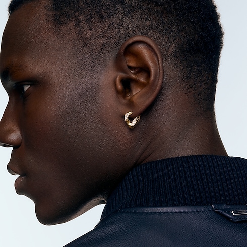 Cuban Chain Ohrringe, Gelbgold und Diamanten Schmuck Kategorien Ohrringe | LOUIS VUITTON (Zoom)