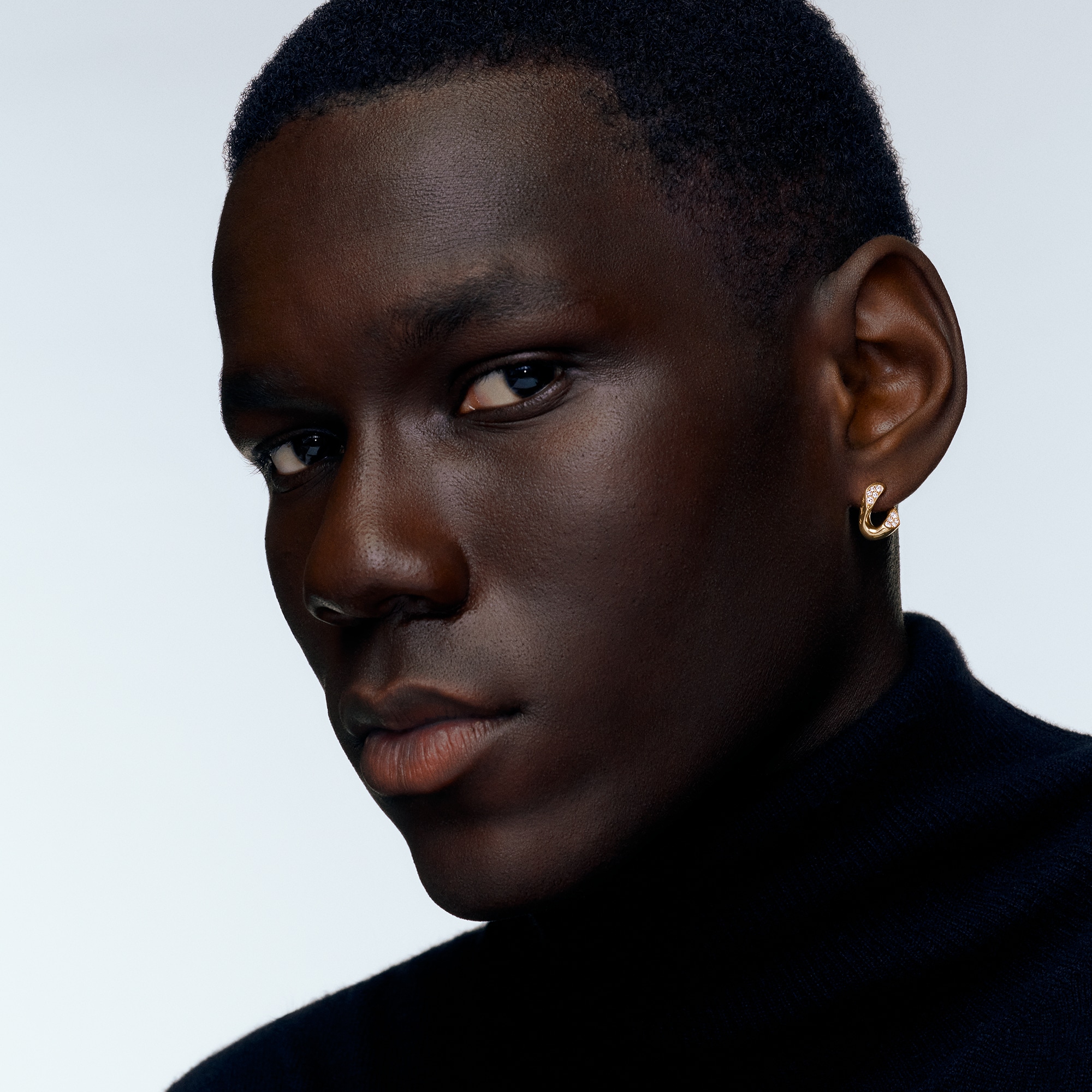 Cuban Chain Ohrringe, Gelbgold und Diamanten  Schmuck Kategorien Ohrringe | LOUIS VUITTON (Zoom)