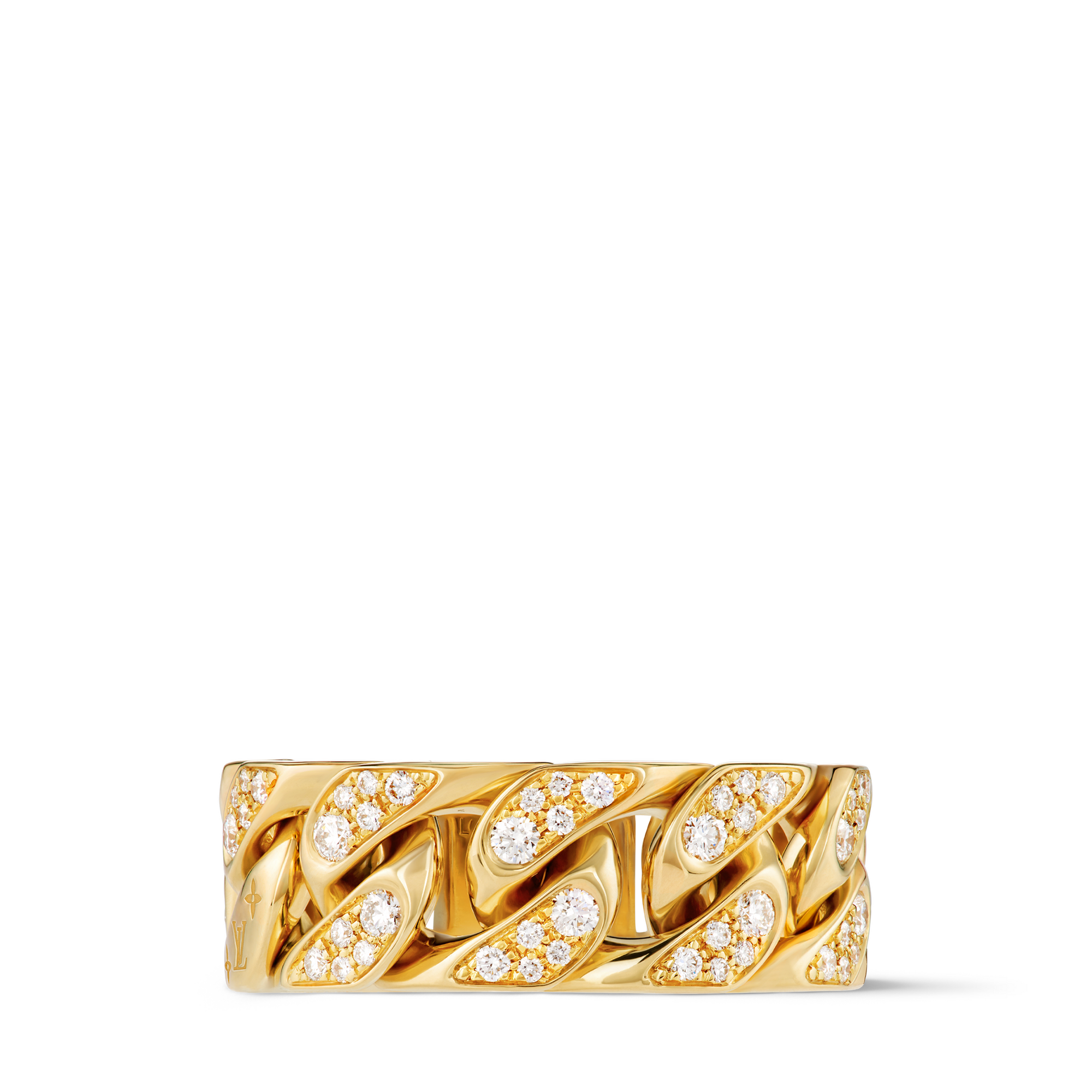 Cuban Chain Ring, Gelbgold und Diamanten  Les Extraordinaires Schmuck Ringe | LOUIS VUITTON (Zoom)