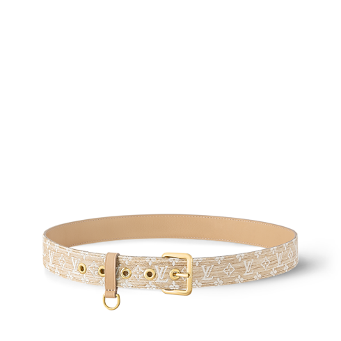 D-Ring Raffia Gürtel 30 mm Damen Accessoires Gürtel | LOUIS VUITTON (Zoom)