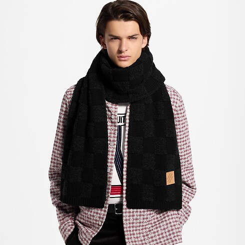 Damier Cloud Schal S00 Herren Accessoires Schals | LOUIS VUITTON (Zoom)
