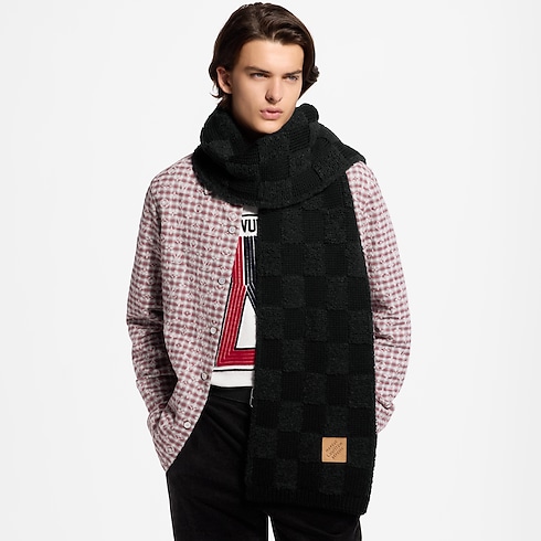 Damier Cloud Schal S00 Herren Accessoires Schals | LOUIS VUITTON (Zoom)