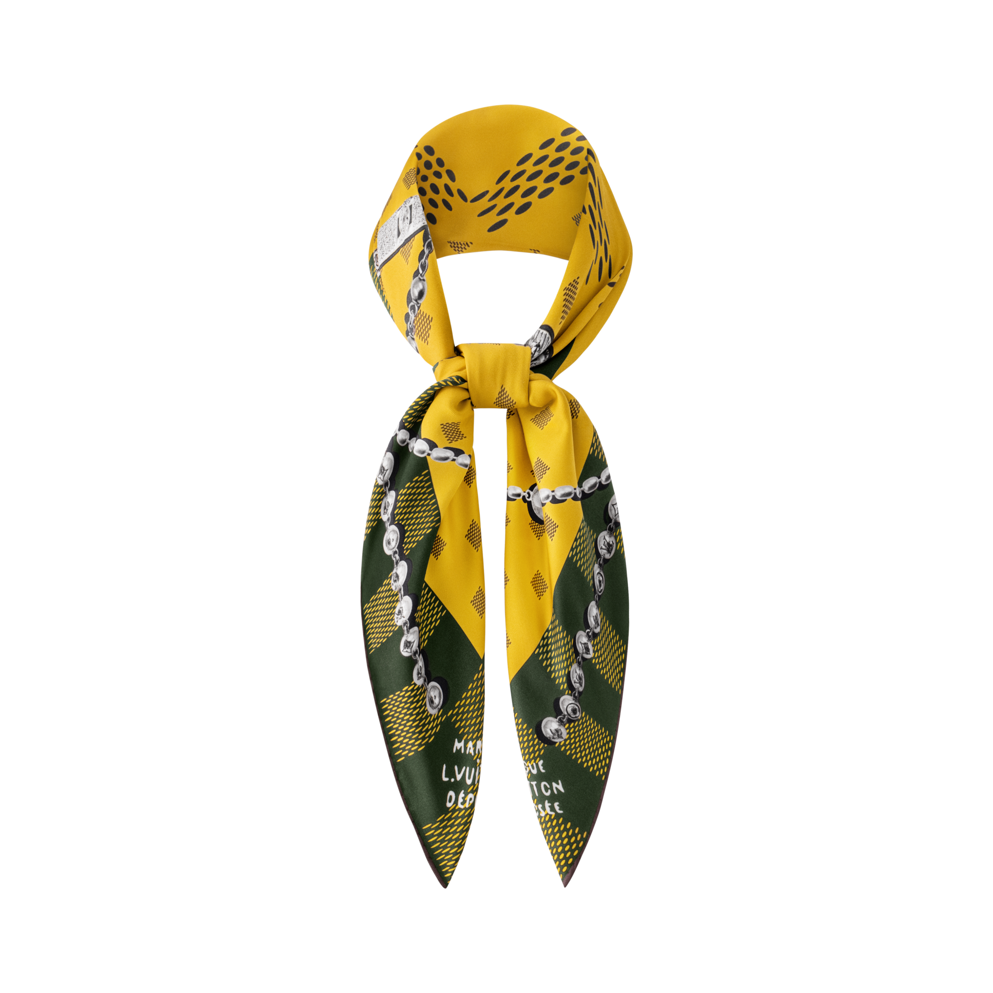 Damier Jewelry Carré aus Seide S00 Herren Accessoires Seidentücher und Bandanas | LOUIS VUITTON (Zoom)