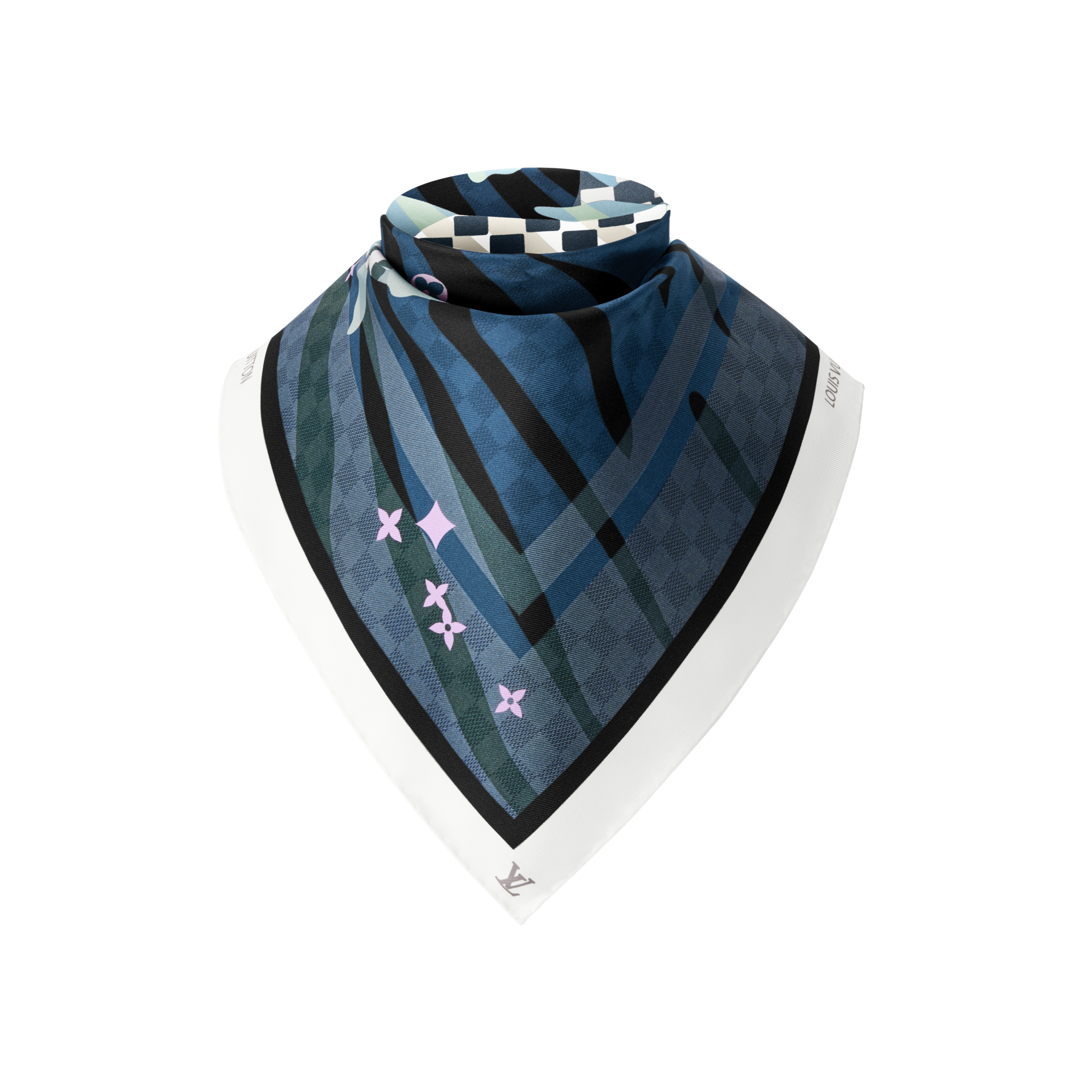 Damier Koi Bandana S00 Herren Accessoires Seidentücher und Bandanas | LOUIS VUITTON (Zoom)