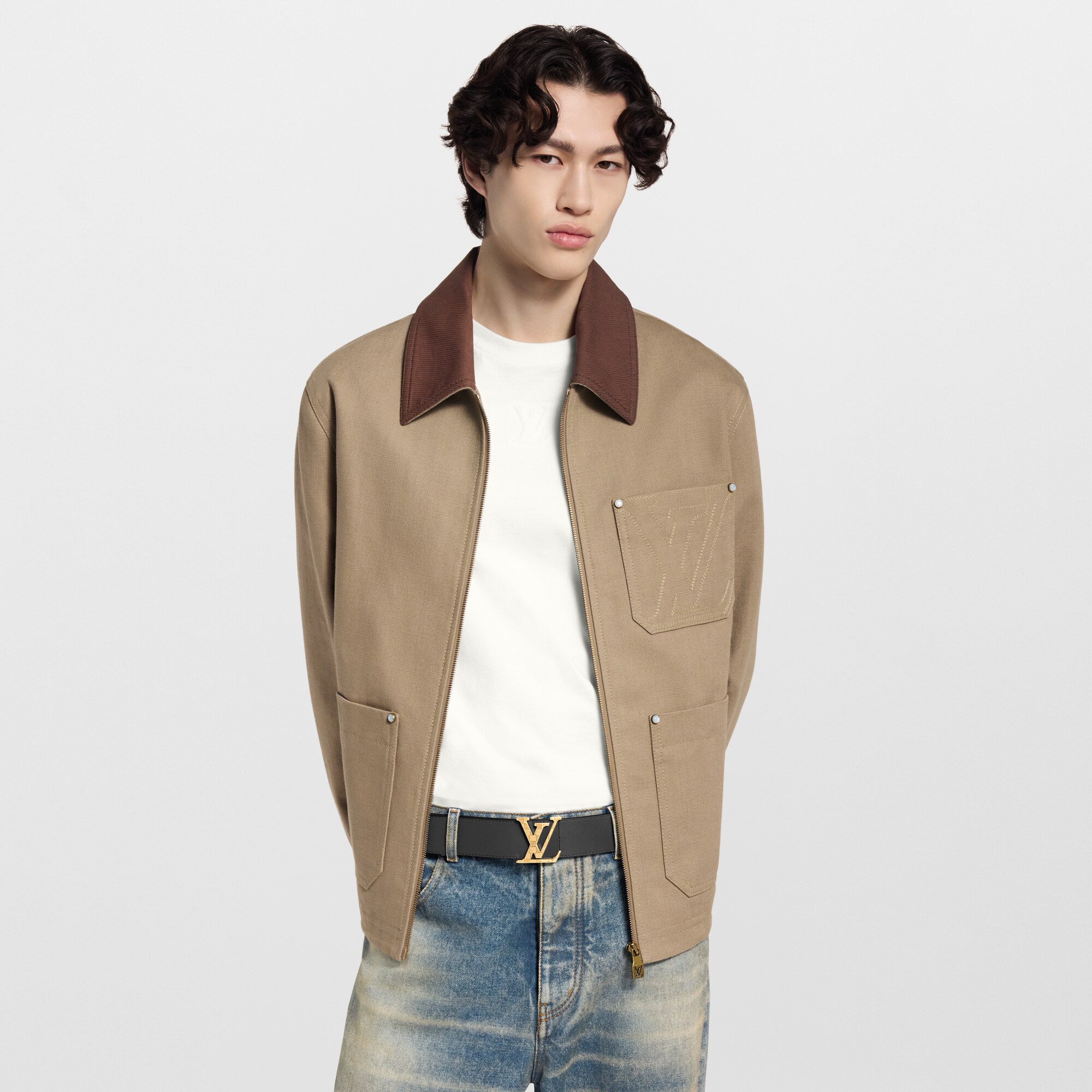 Damier LV Wendegürtel 40 mm Andere Lederarten Herren Accessoires Gürtel | LOUIS VUITTON (Zoom)