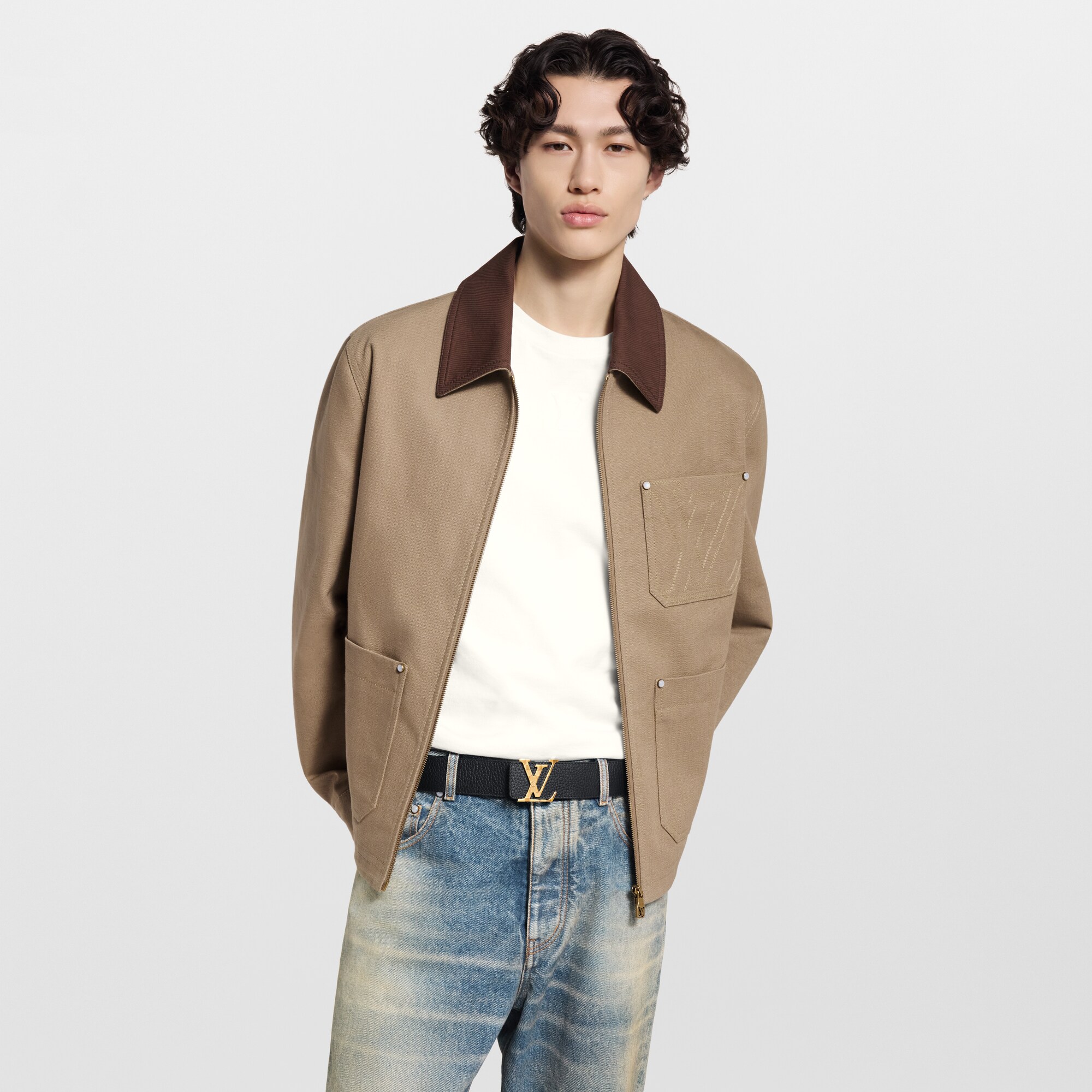 Damier LV Wendegürtel 40 mm Andere Lederarten Herren Accessoires Gürtel | LOUIS VUITTON (Zoom)