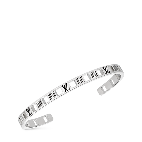 Damier Staples Cut Out Armreif S00 Herren Modeschmuck Armbänder | LOUIS VUITTON (Zoom)