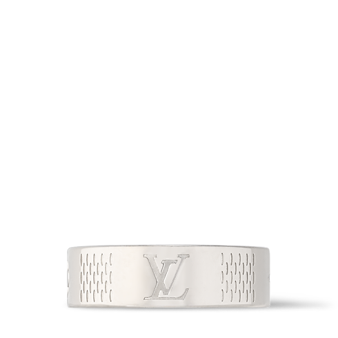 Damier Staples dünner Ring S00 Herren Modeschmuck Ringe | LOUIS VUITTON (Zoom)