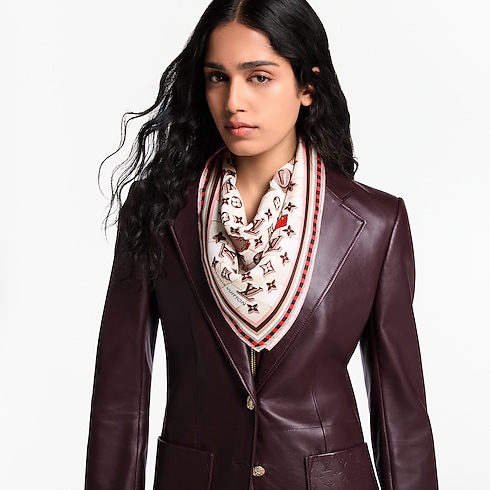 Damiergram Carré 70 S00 Damen Accessoires Seidentücher und Bandeaus | LOUIS VUITTON (Zoom)