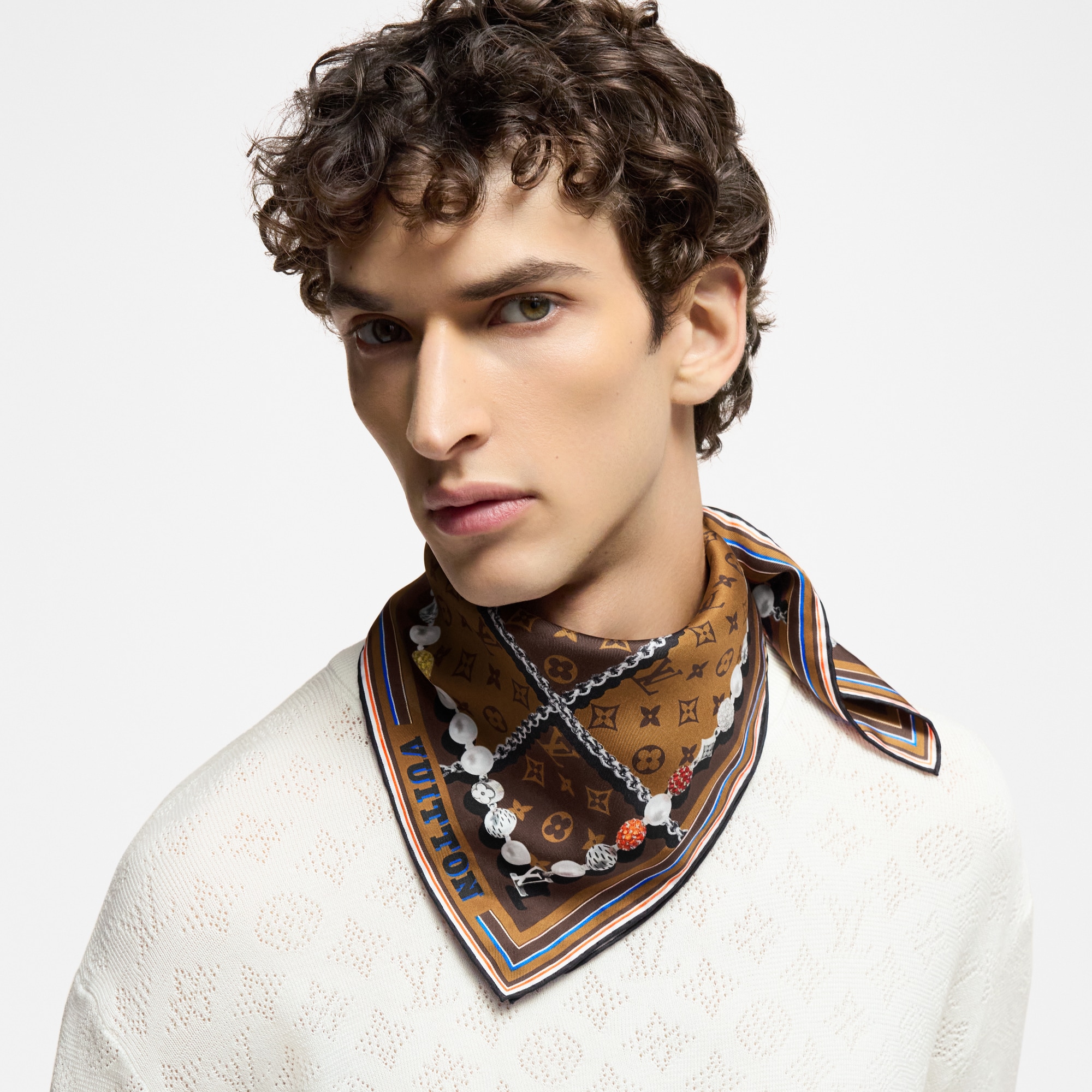 Dandy Monogram Carré aus Seide S00 Herren Accessoires Seidentücher und Bandanas | LOUIS VUITTON (Zoom)