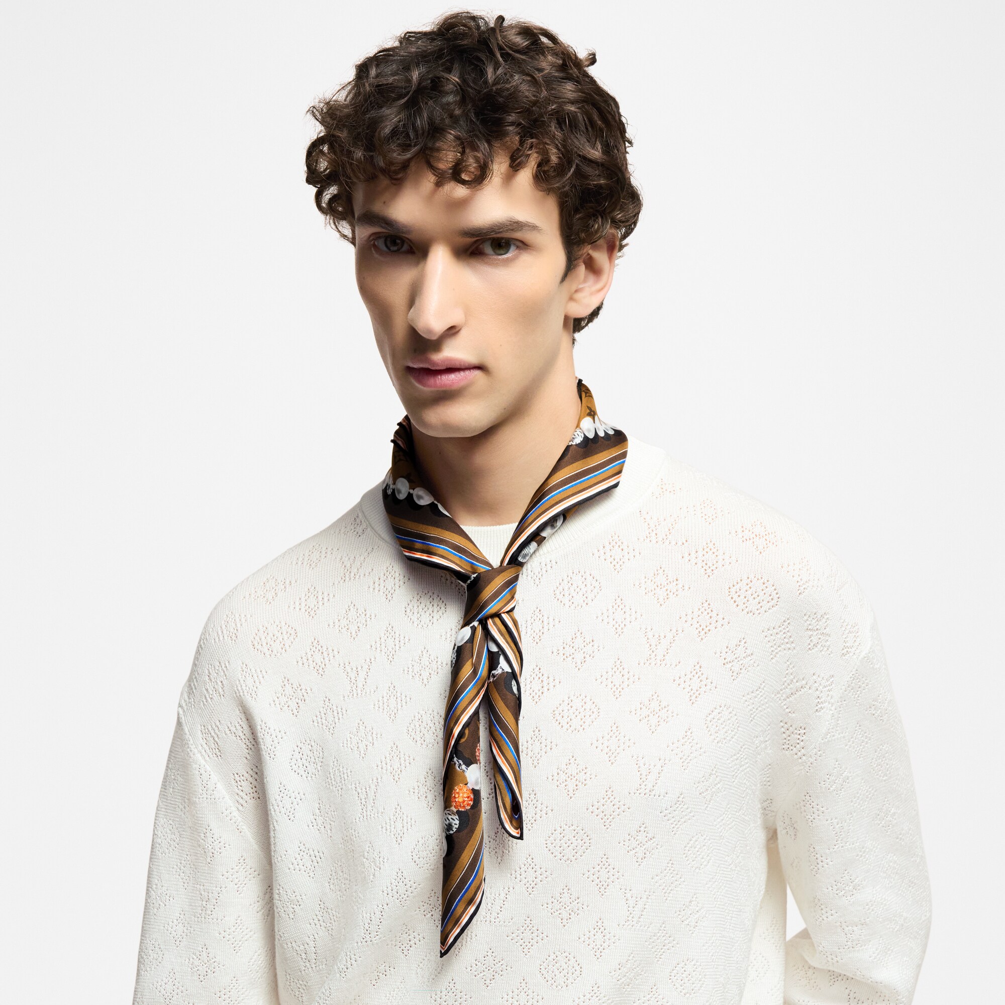 Dandy Monogram Carré aus Seide S00 Herren Accessoires Seidentücher und Bandanas | LOUIS VUITTON (Zoom)