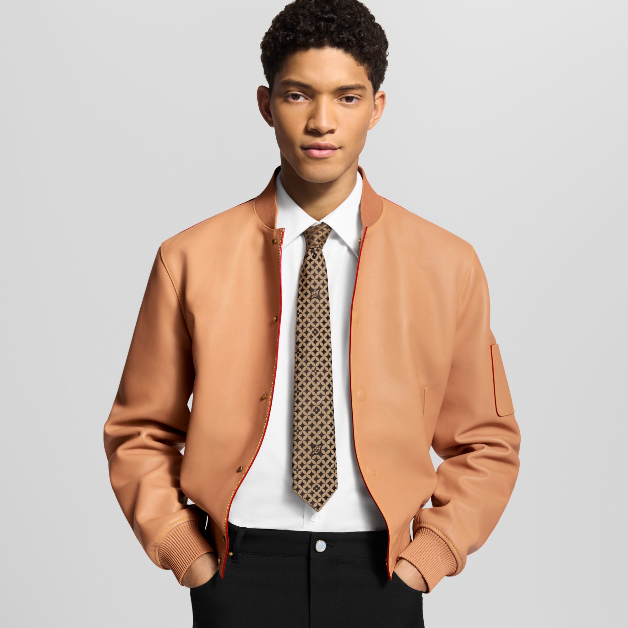 Dandy Monogram Krawatte S00 Herren Accessoires Krawatten und Einstecktücher  | LOUIS VUITTON (Zoom)
