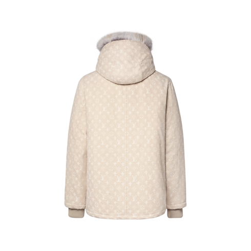 Daunenparka aus wasserabweisendem Denim mit Monogram-Motiv Herren Ready to Wear Vollständige Ready to Wear | LOUIS VUITTON (Zoom)