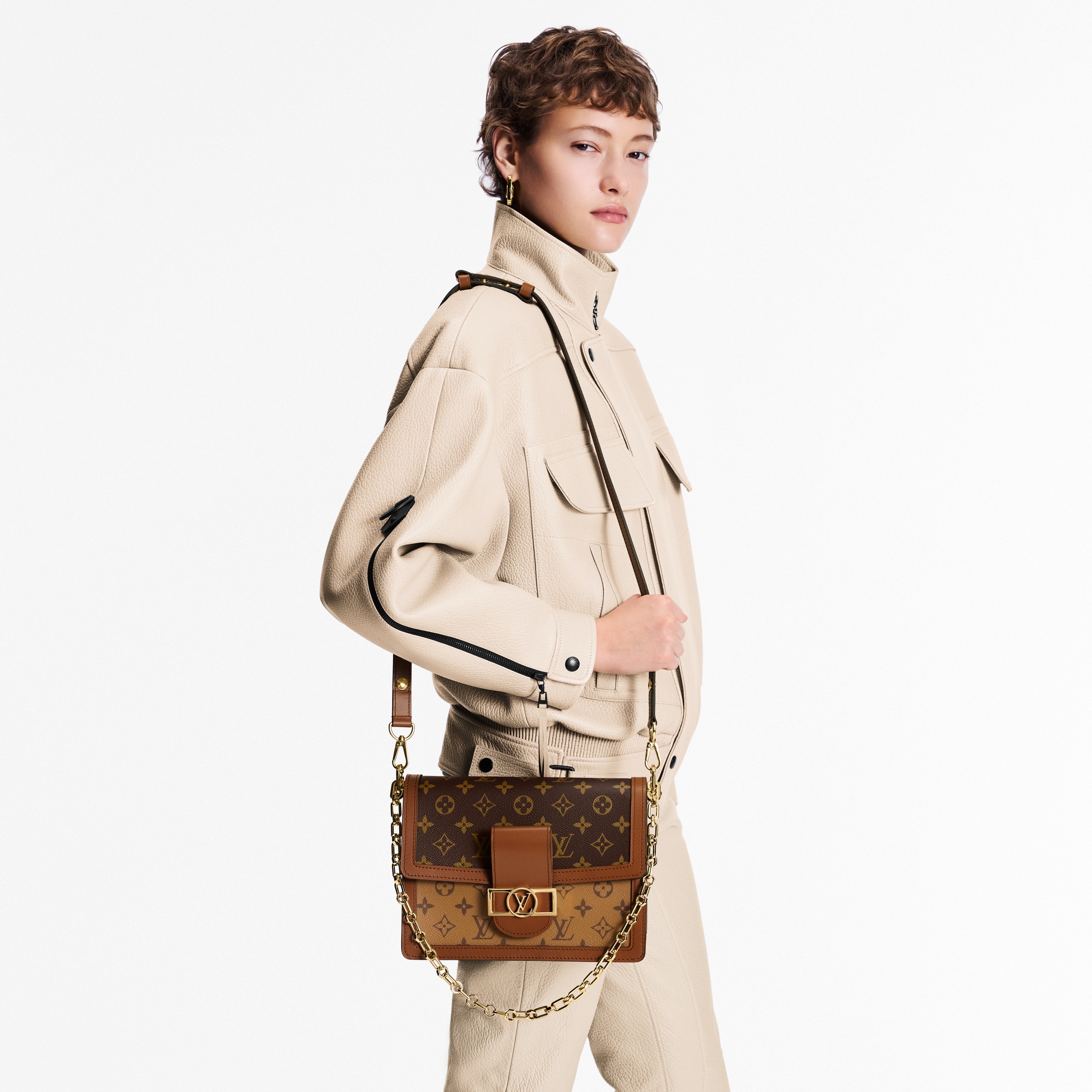 Dauphine MM Autres Toiles Monogram Damen Handtaschen Alle Handtaschen | LOUIS VUITTON (Zoom)