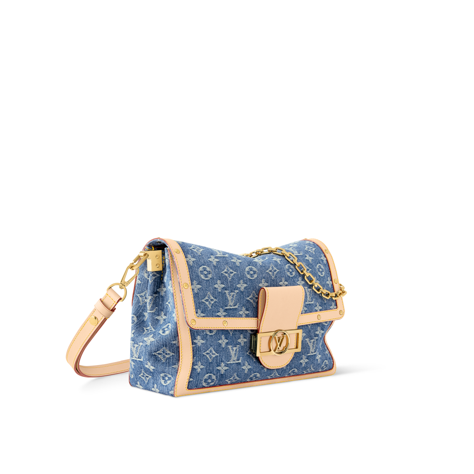 Dauphine Soft GM Monogram Denim Taschen und Kleinlederwaren Damen Handtaschen LV Ikonen | LOUIS VUITTON (Zoom)