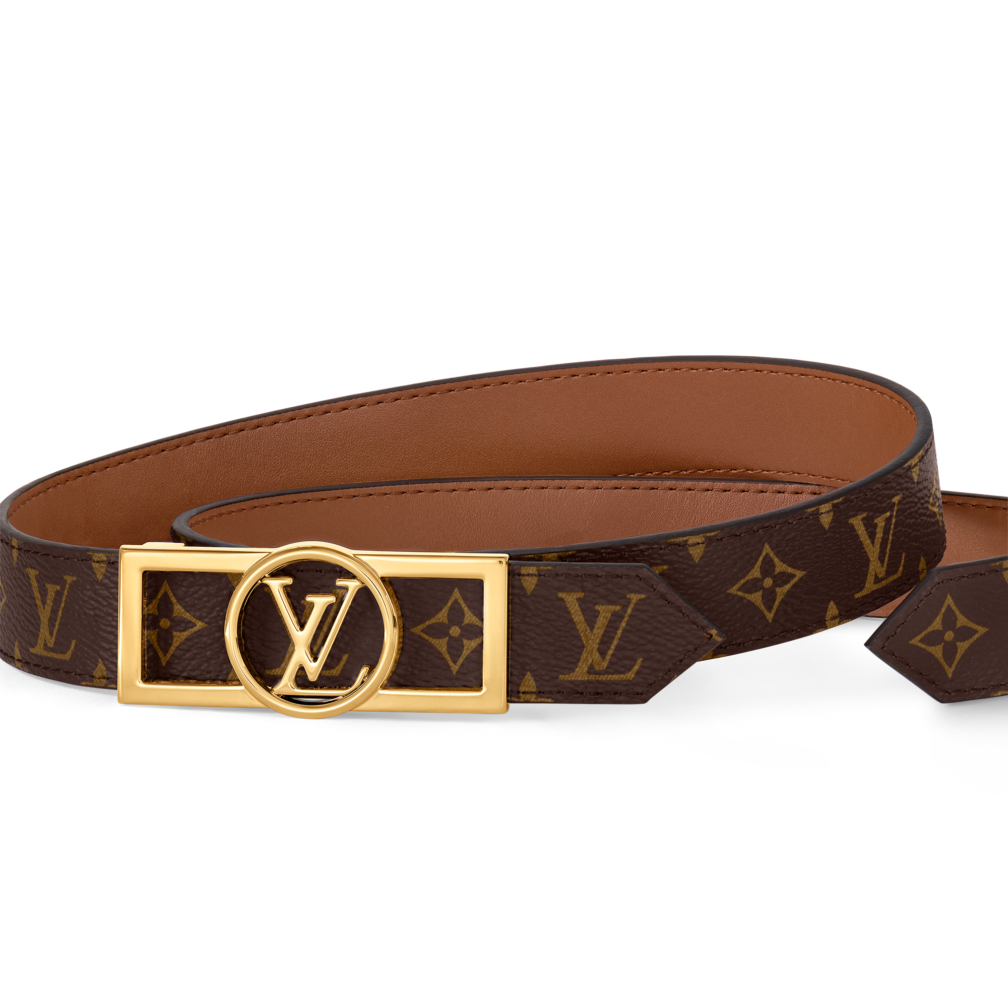 Dauphine Wendegürtel 25 mm Monogram Canvas Damen Accessoires Gürtel | LOUIS VUITTON (Zoom)