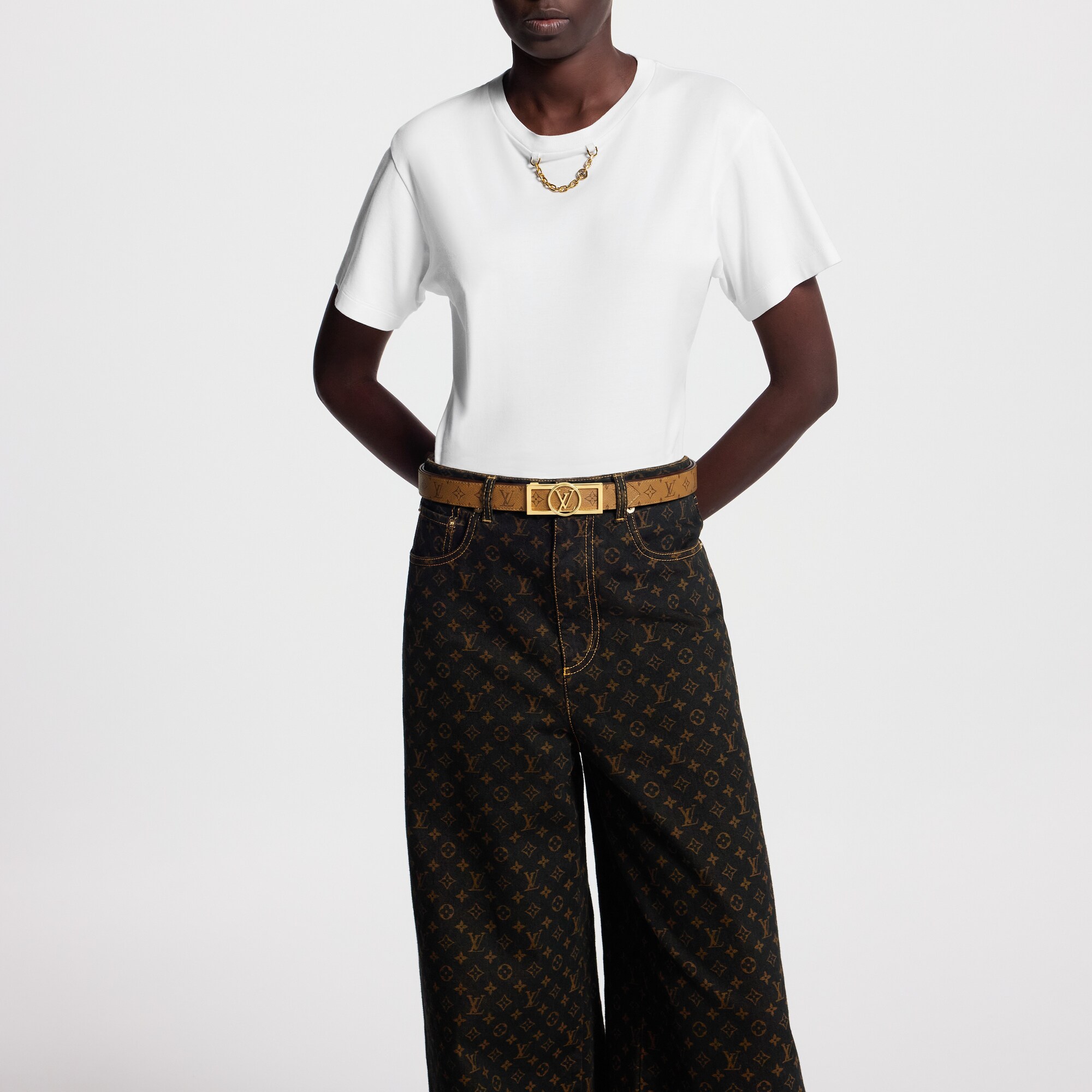 Dauphine Wendegürtel 25 mm Autres Toiles Monogram Damen Accessoires Gürtel | LOUIS VUITTON (Zoom)