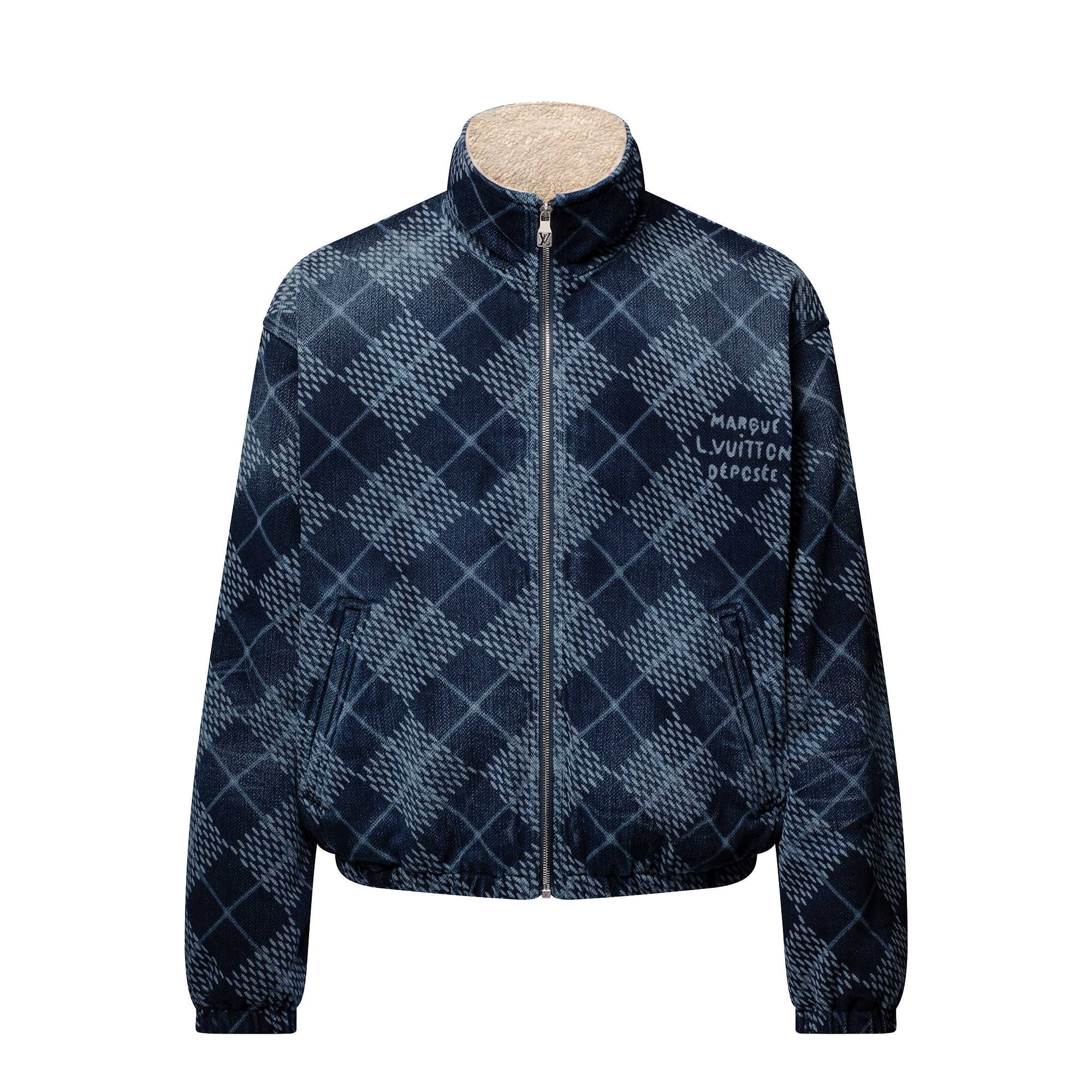 Denim-Blouson mit Fleece  Herren Ready to Wear Jacken und Mäntel | LOUIS VUITTON (Zoom)