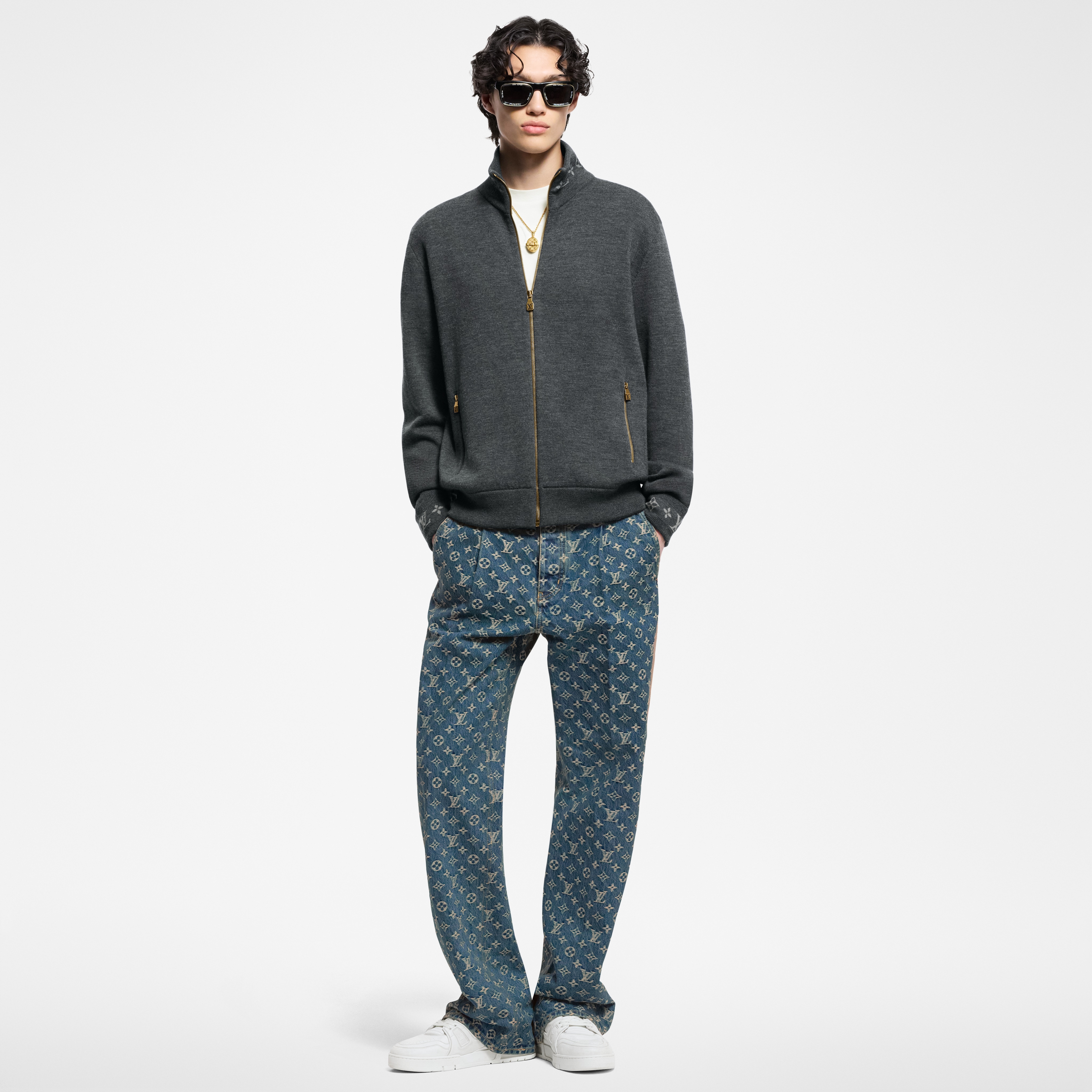 Denim-Hose im Maßkonfektions-Stil mit Monogram  Herren Ready to Wear Denim | LOUIS VUITTON (Zoom)