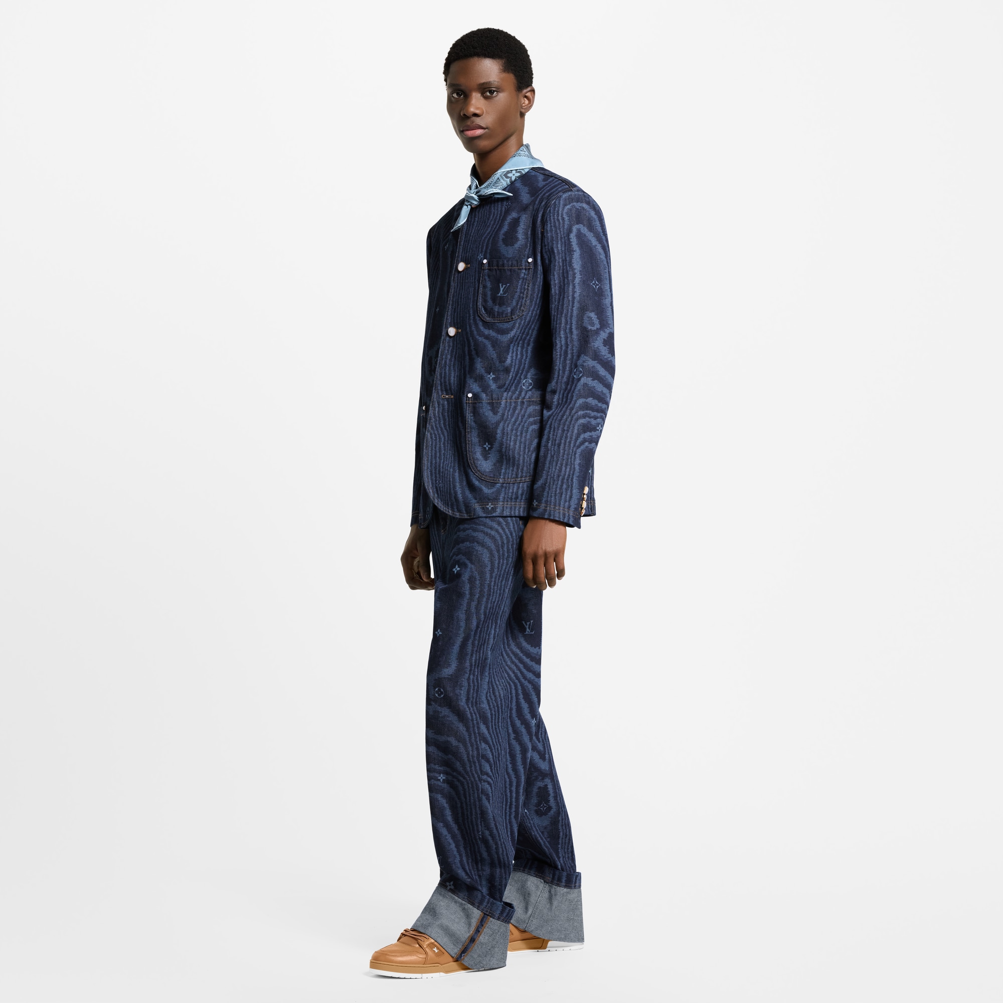 Denim-Hose im Skater-Look mit Überschlag  Herren Ready to Wear Denim | LOUIS VUITTON (Zoom)