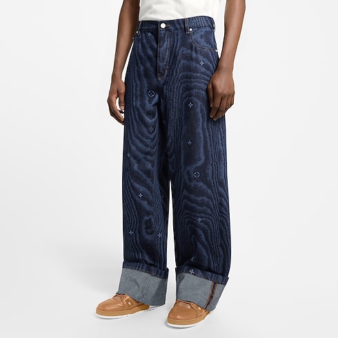 Denim-Hose im Skater-Look mit Überschlag Herren Ready to Wear Denim | LOUIS VUITTON (Zoom)