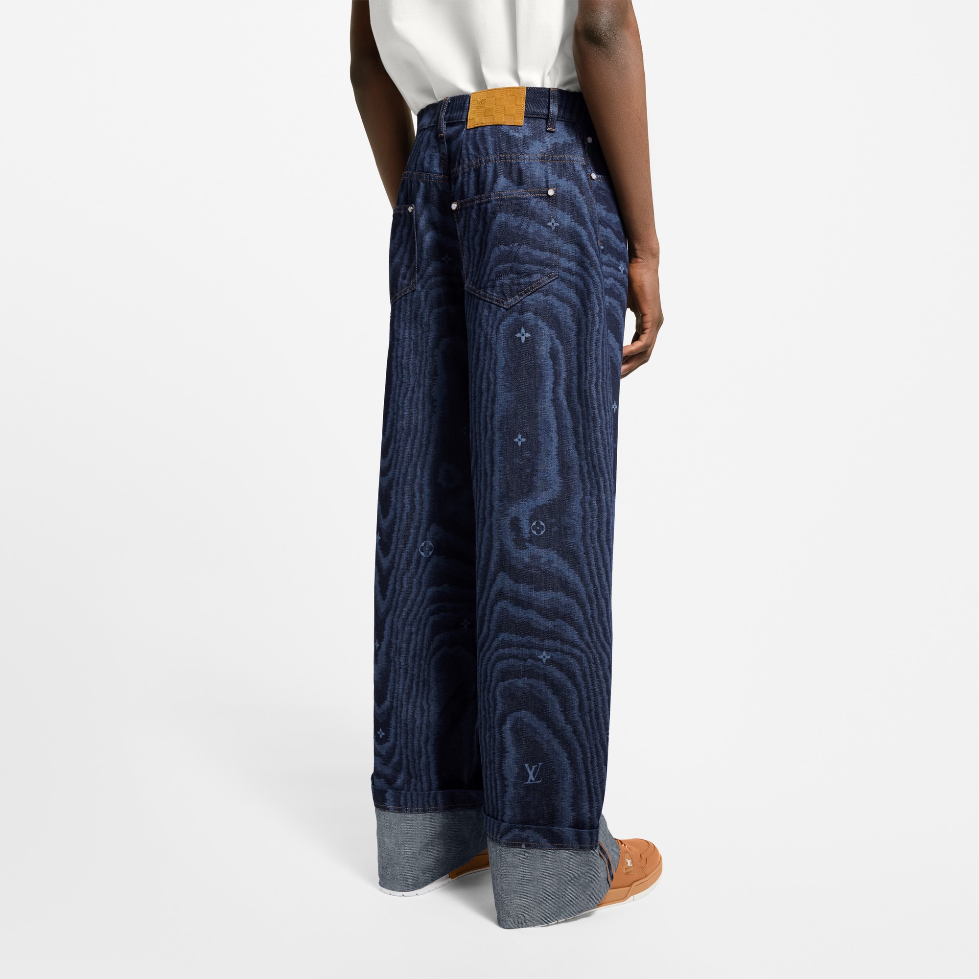 Denim-Hose im Skater-Look mit Überschlag  Herren Ready to Wear Denim | LOUIS VUITTON (Zoom)