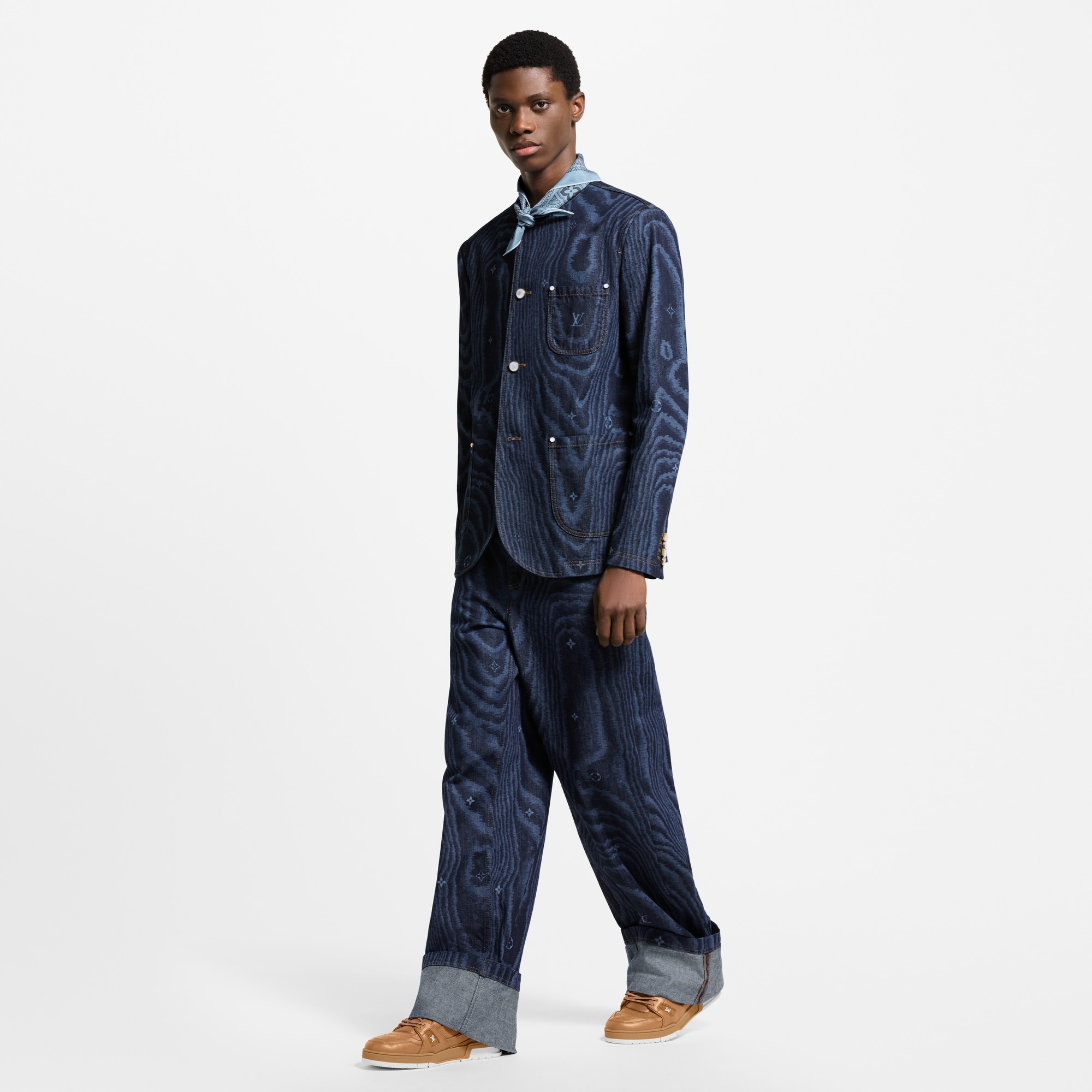 Denim-Hose im Skater-Look mit Überschlag  Herren Ready to Wear Denim | LOUIS VUITTON (Zoom)