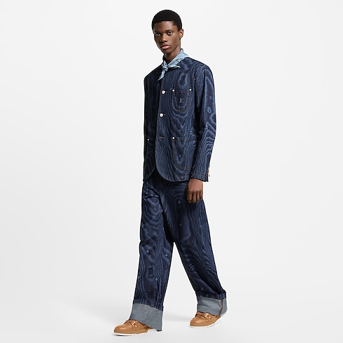Denim-Hose im Skater-Look mit Überschlag Herren Ready to Wear Denim | LOUIS VUITTON (Zoom)
