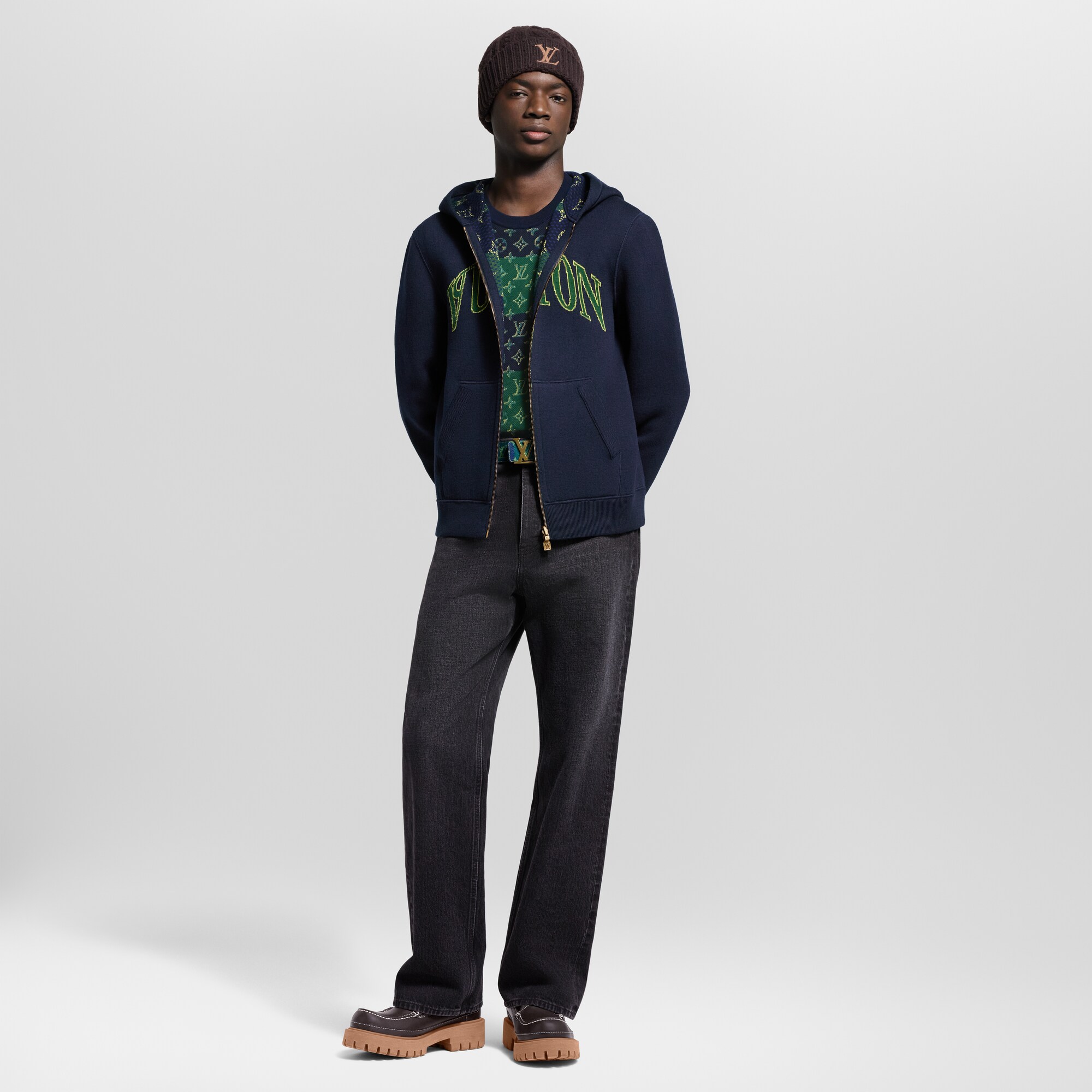 Denim-Hose im Skater-Stil mit LV Signatur  Herren Ready to Wear Denim | LOUIS VUITTON (Zoom)
