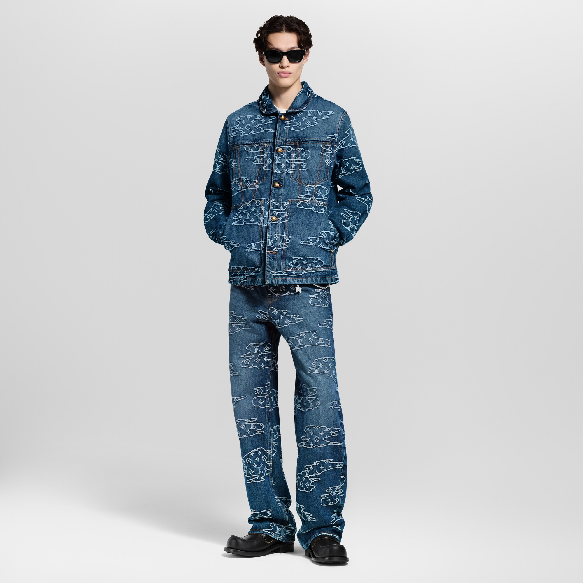 Denim-Hose im Skater-Stil mit Monogram  Herren Ready to Wear Denim | LOUIS VUITTON (Zoom)