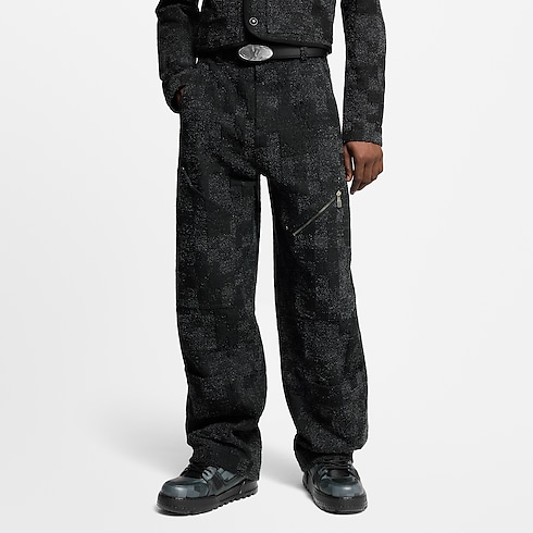 Denim-Hose im Workwear-Stil mit Bouclette-Details Herren Ready to Wear Denim | LOUIS VUITTON (Zoom)