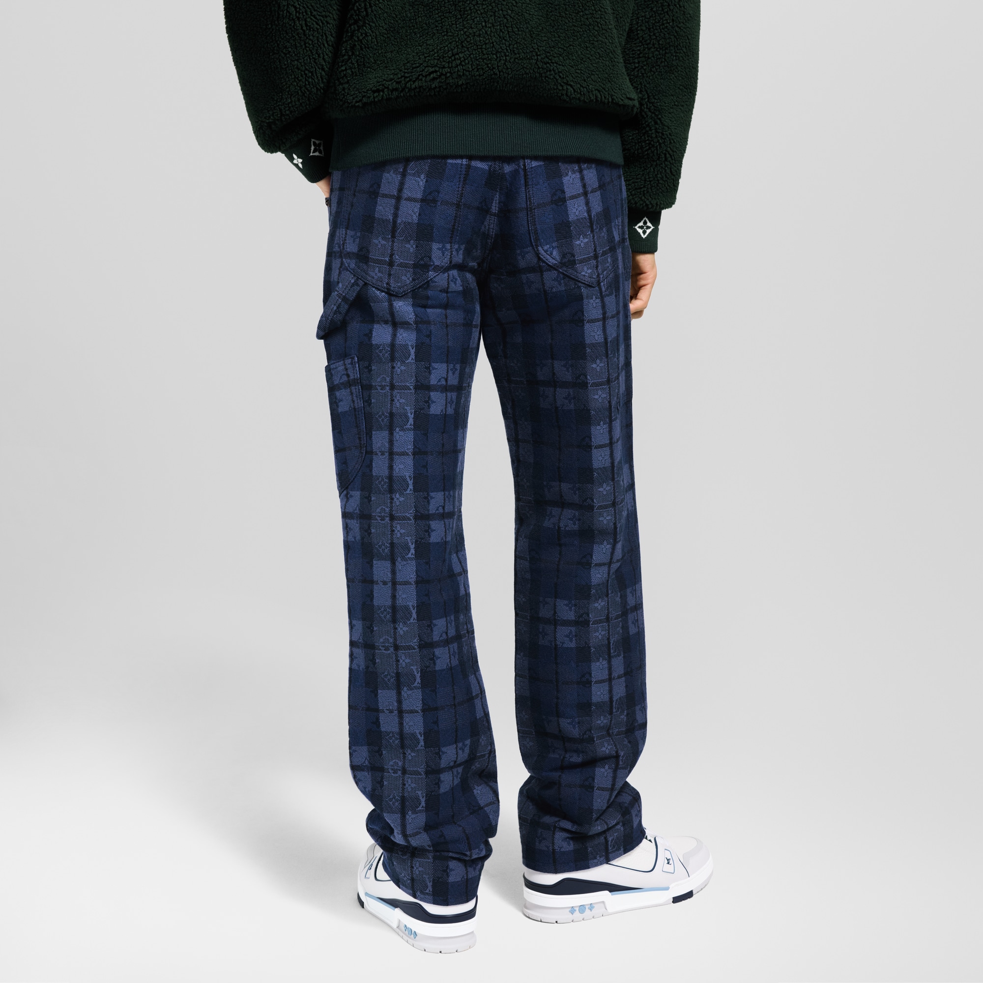 Denim-Hose mit Monogram Tartan-Motiv  Herren Ready to Wear Denim | LOUIS VUITTON (Zoom)
