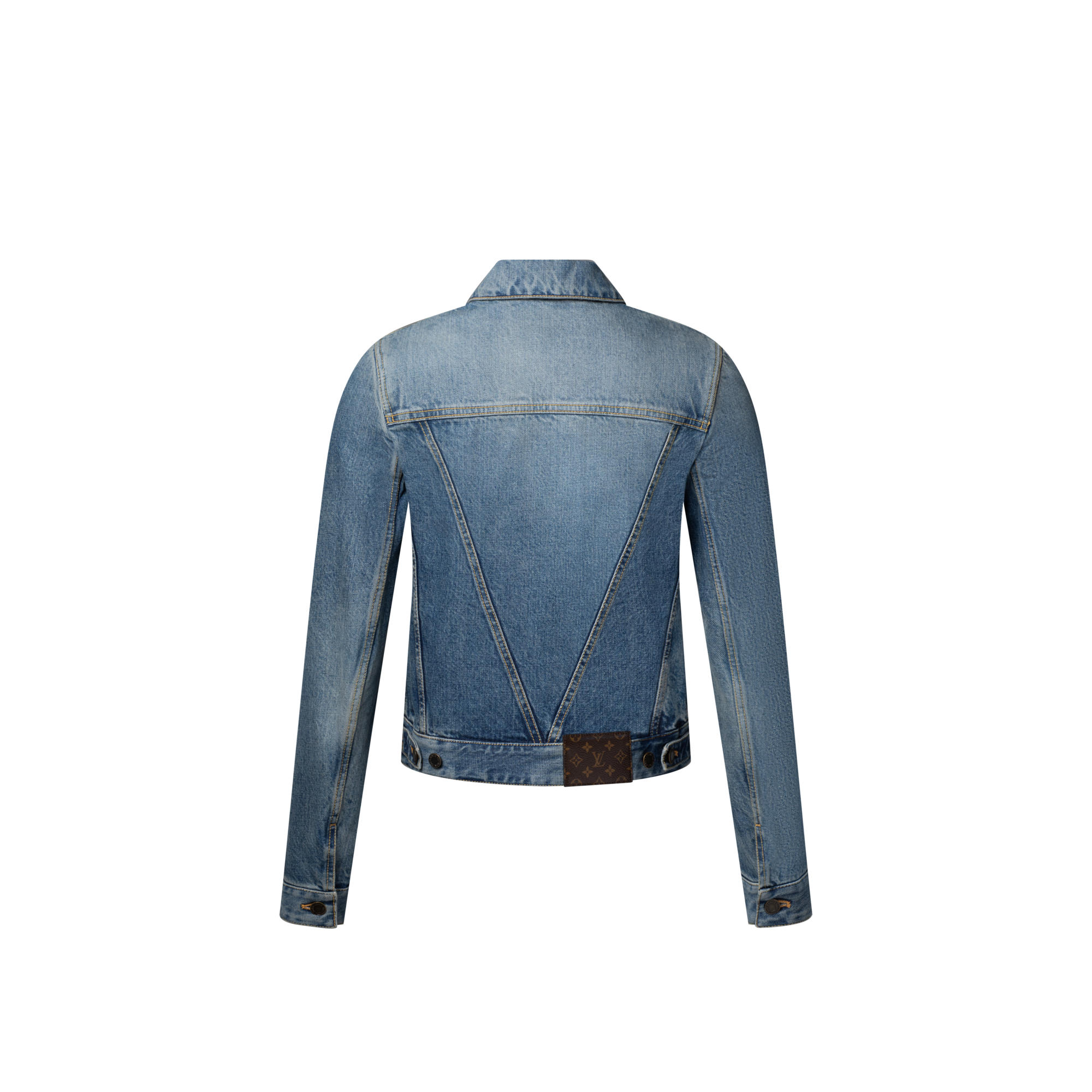 Denim-Jacke mit LV Patch  Damen Ready to Wear Mäntel und Jacken | LOUIS VUITTON (Zoom)