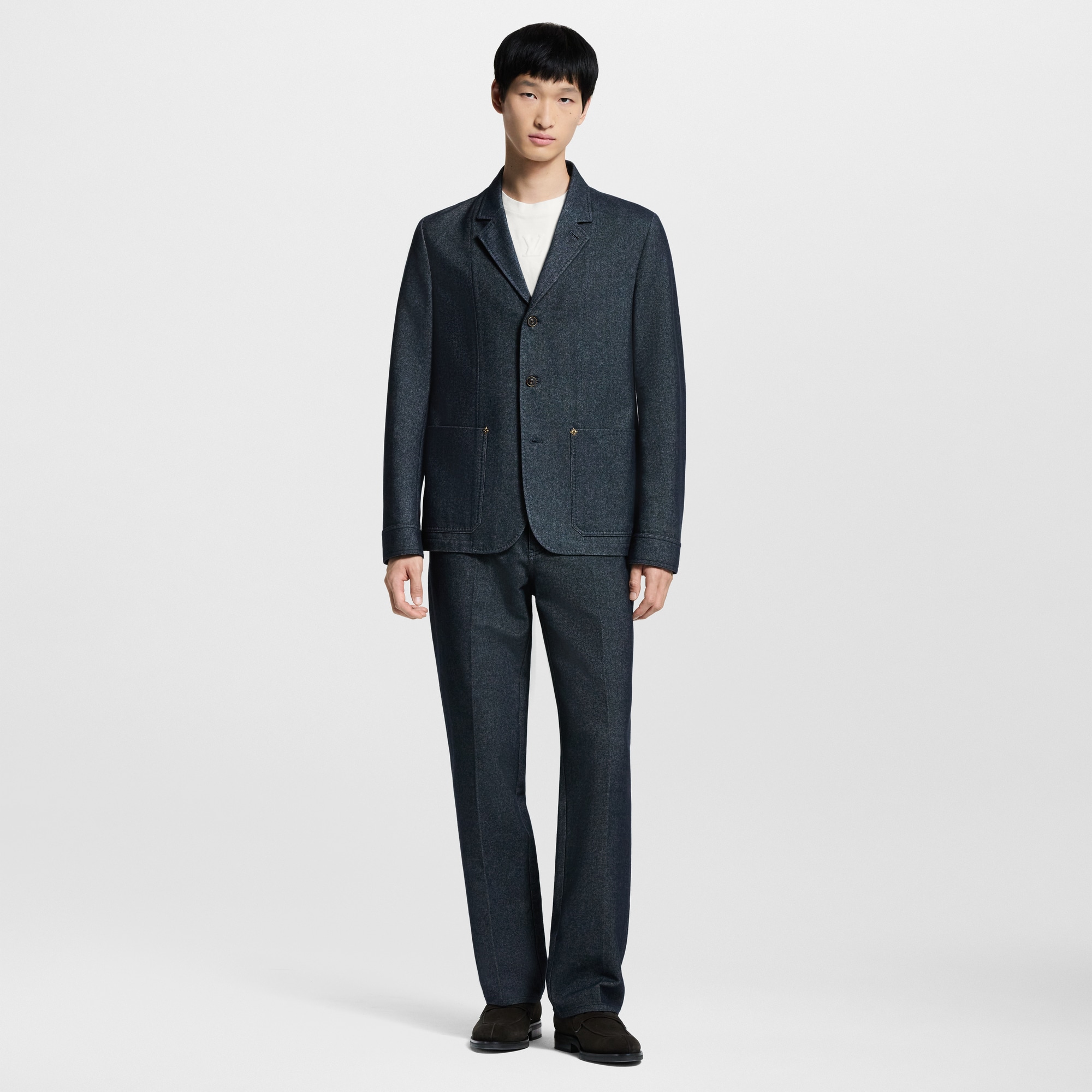 Denim-Jackett aus einem Kaschmirgemisch  Herren Ready to Wear Sakkos und Jacketts | LOUIS VUITTON (Zoom)