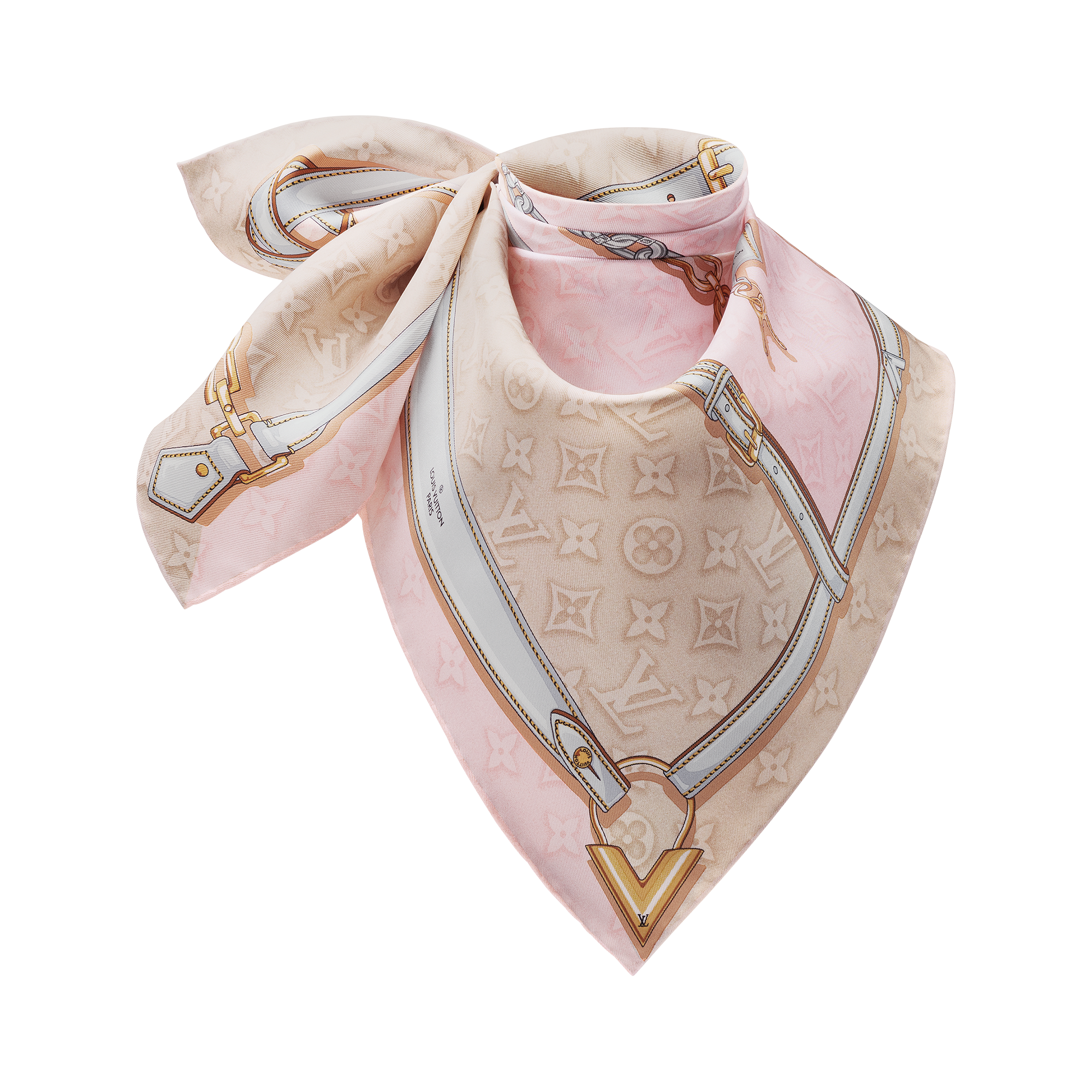 Denimgram Confidential Carré 90 S00 Damen Accessoires Seidentücher und Bandeaus | LOUIS VUITTON (Zoom)