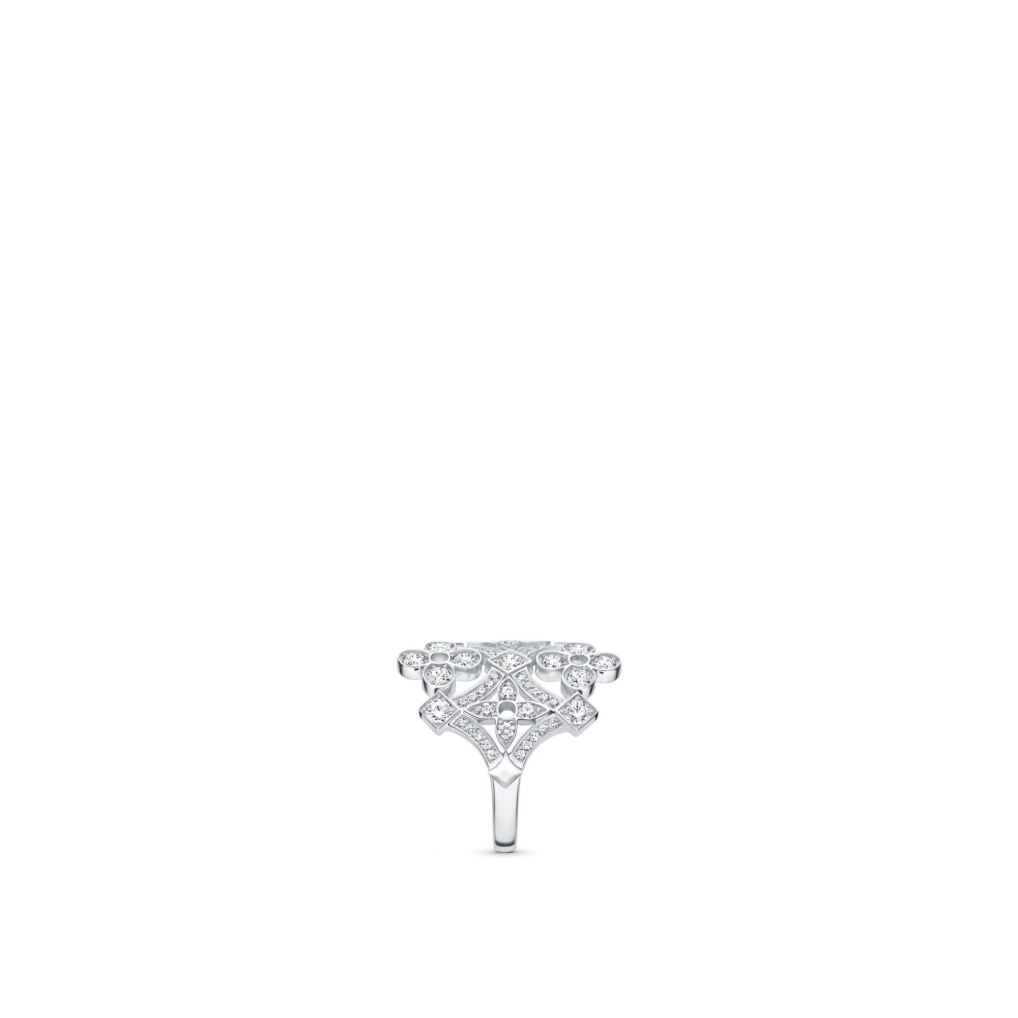 Dentelle großer Ring, Weißgold und Diamanten  Schmuck Kategorien Alle Schmuckstücke | LOUIS VUITTON (Zoom)